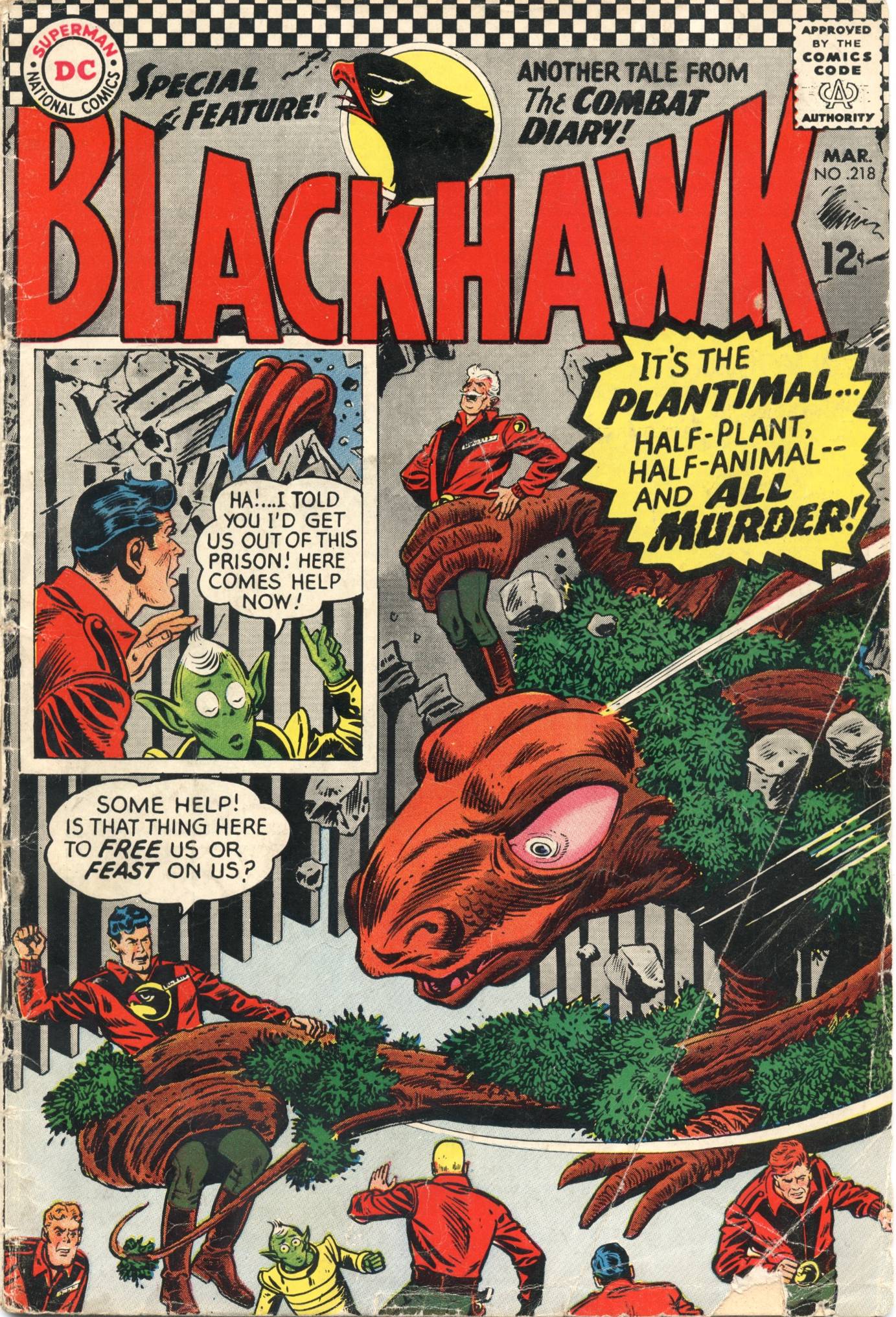 Read online Blackhawk (1957) comic -  Issue #218 - 1