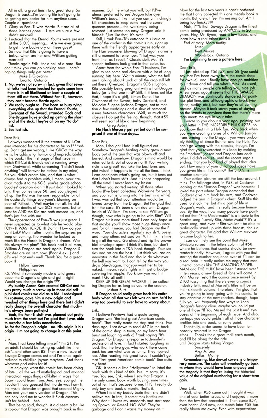 Read online The Savage Dragon (1993) comic -  Issue #60 - 24