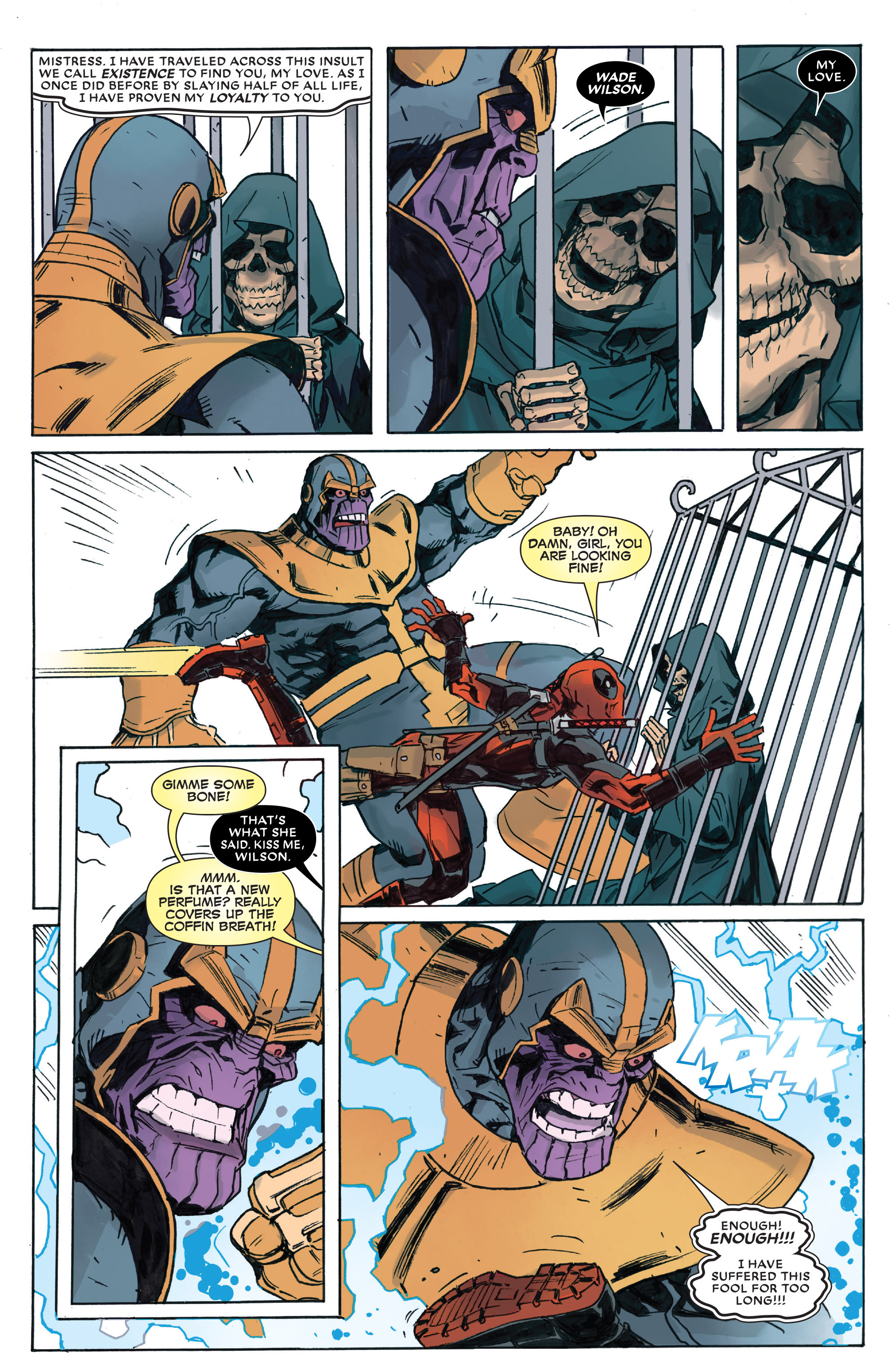 Read online Deadpool vs. Thanos comic -  Issue #4 - 5