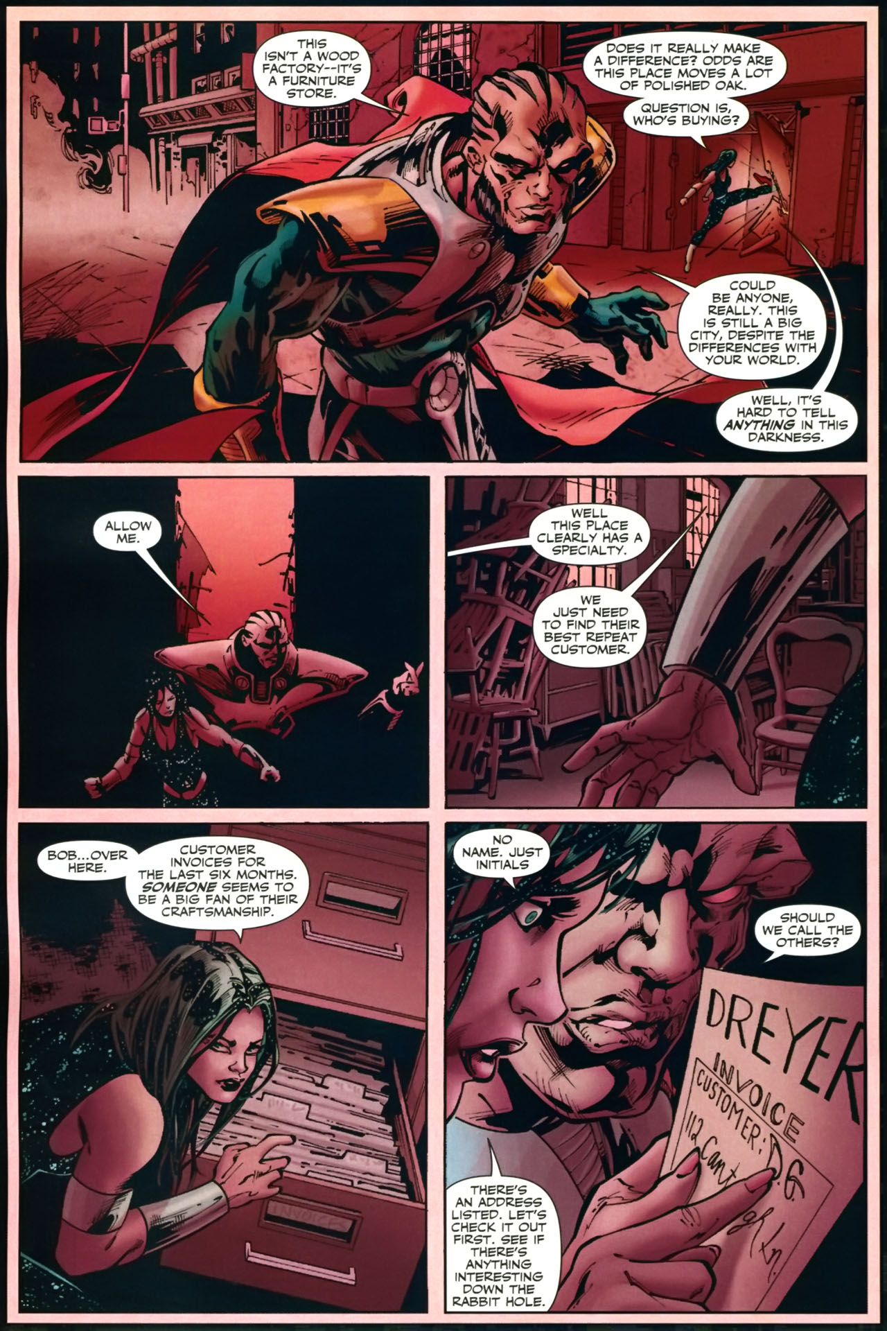 Read online Countdown Presents: The Search for Ray Palmer comic -  Issue # Red Rain (2008) - 13