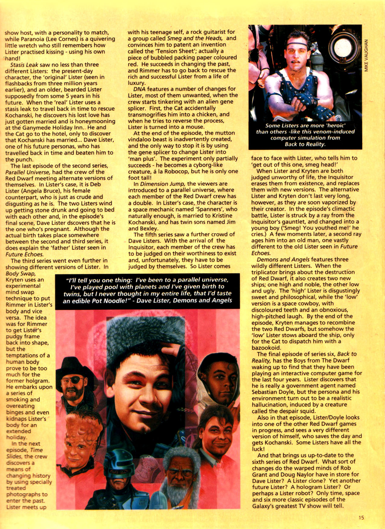 Read online Red Dwarf Smegazine (1993) comic -  Issue #4 - 15