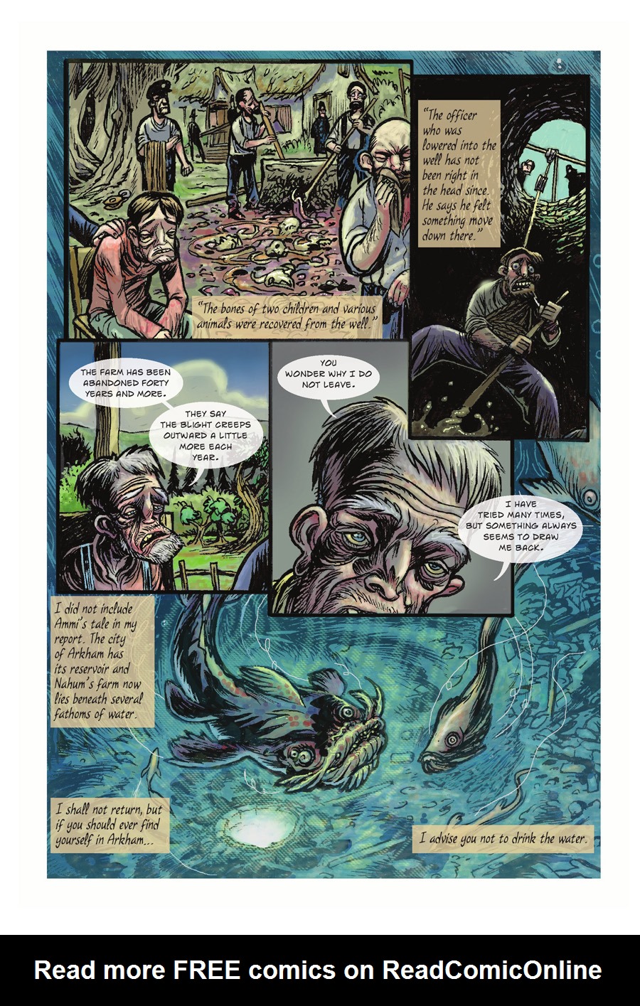 Read online The Lovecraft Anthology comic -  Issue # TPB 1 - 70