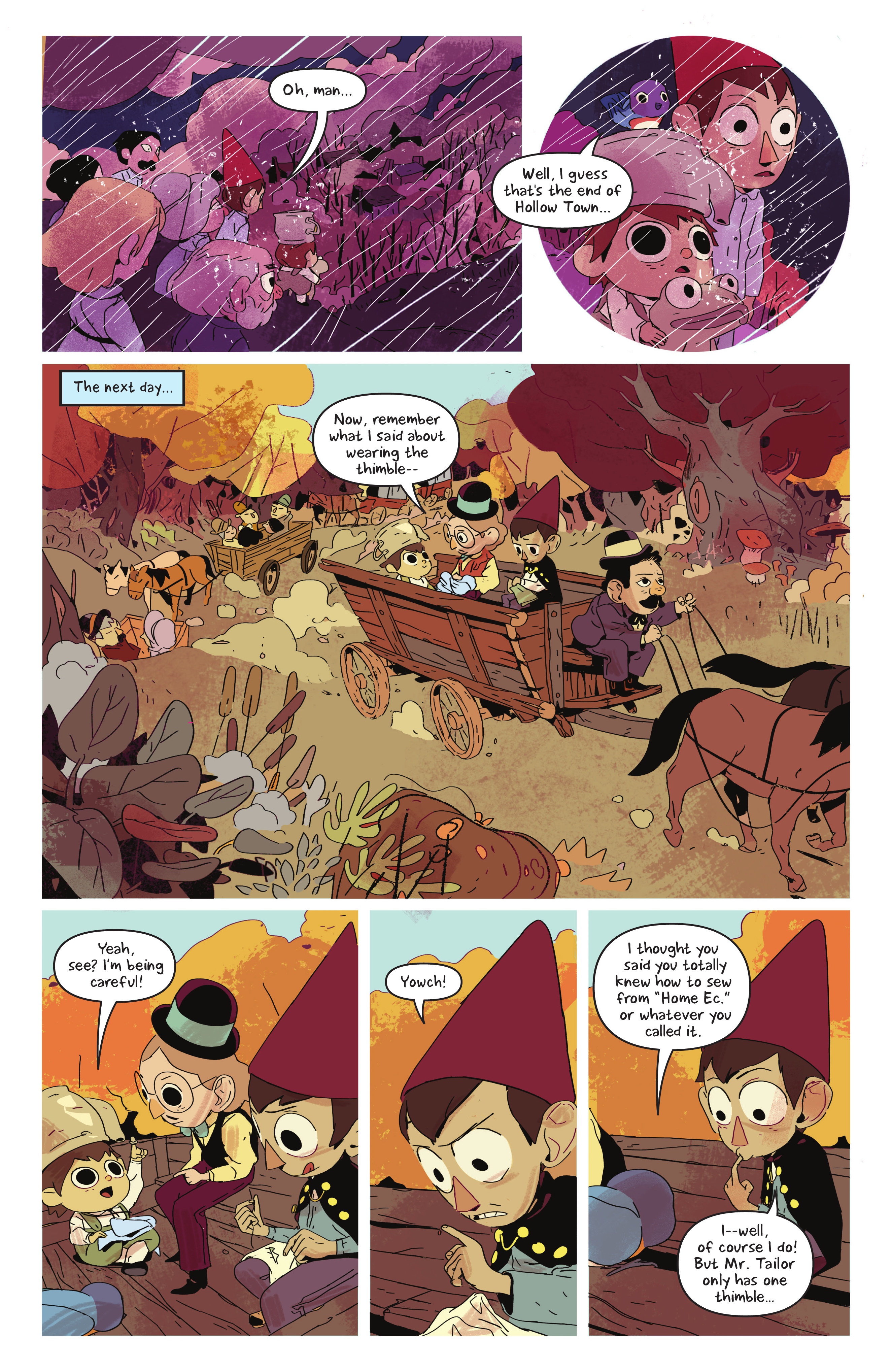 Read online Over the Garden Wall: Hollow Town comic -  Issue # TPB - 112