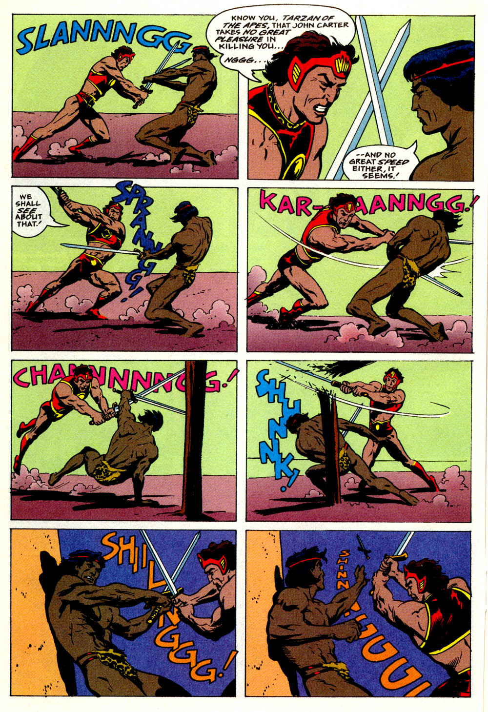 Read online Tarzan/John Carter: Warlords of Mars comic -  Issue #4 - 10