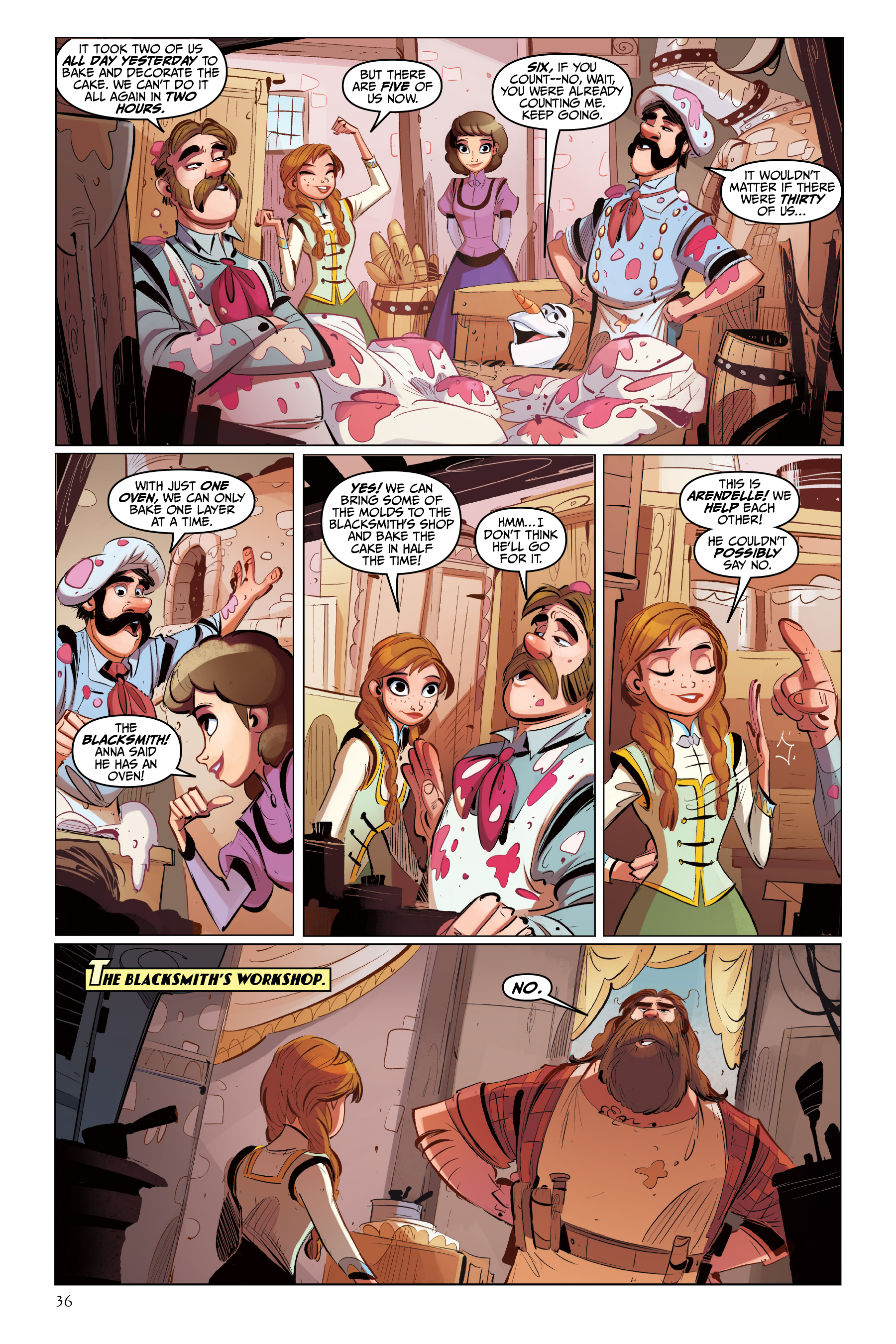 Read online Disney Frozen: Breaking Boundaries comic -  Issue # _TPB - 36