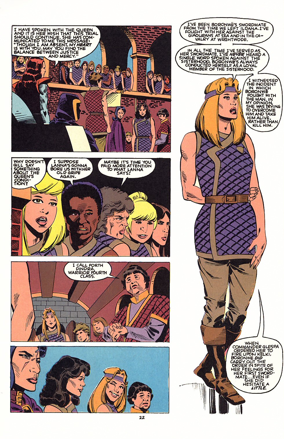 Read online Sisterhood of Steel comic -  Issue #7 - 24