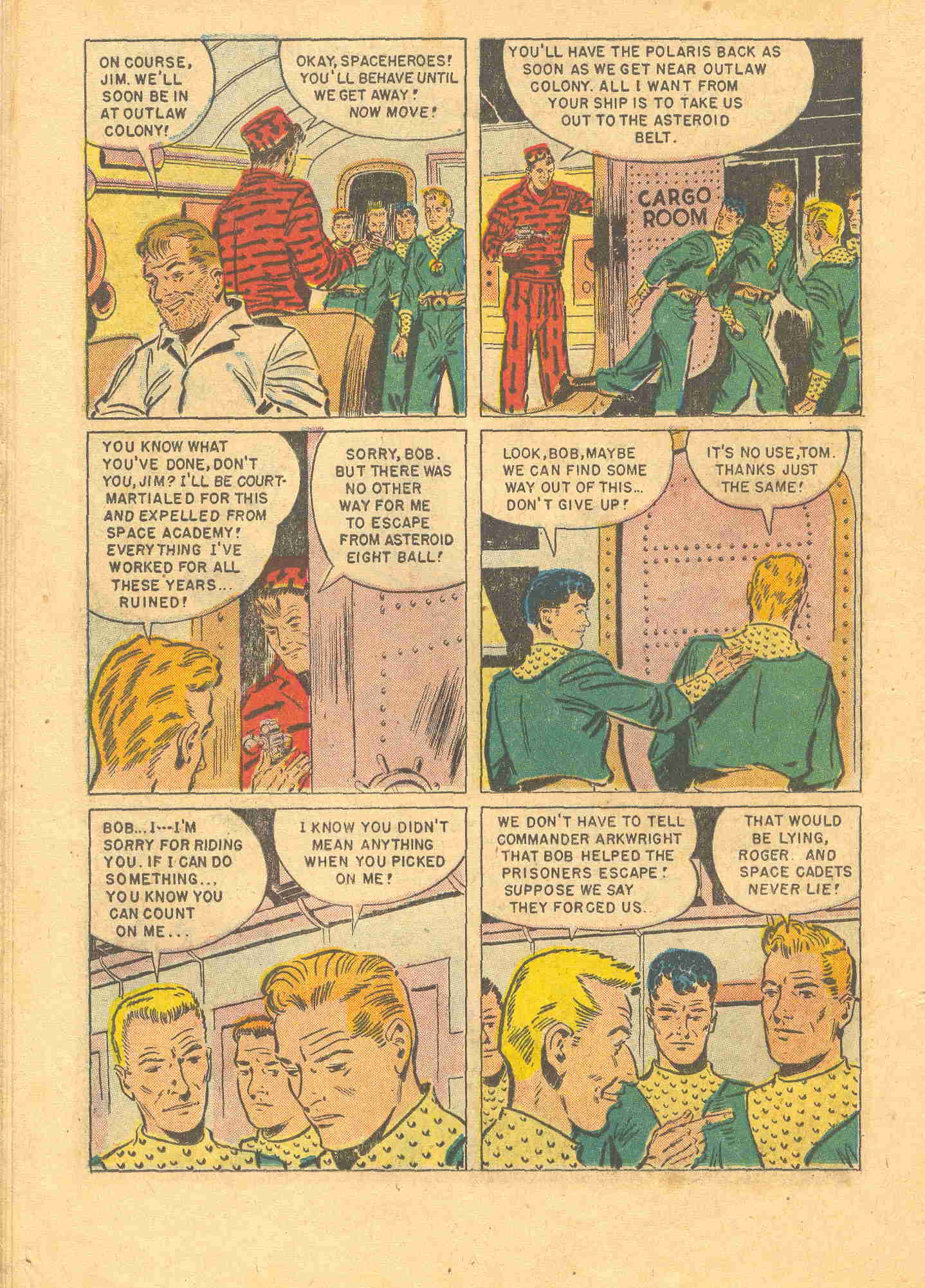 Read online Tom Corbett, Space Cadet comic -  Issue #7 - 14