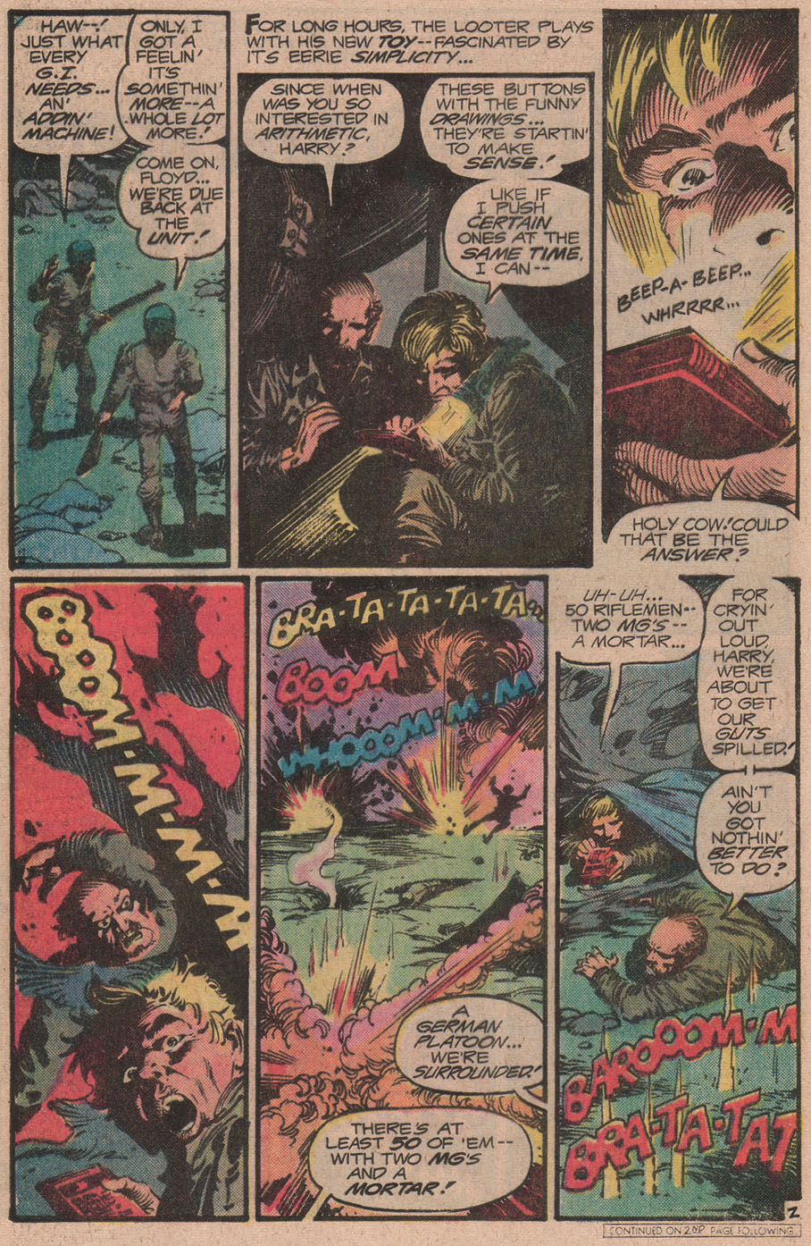 Read online Weird War Tales (1971) comic -  Issue #101 - 28