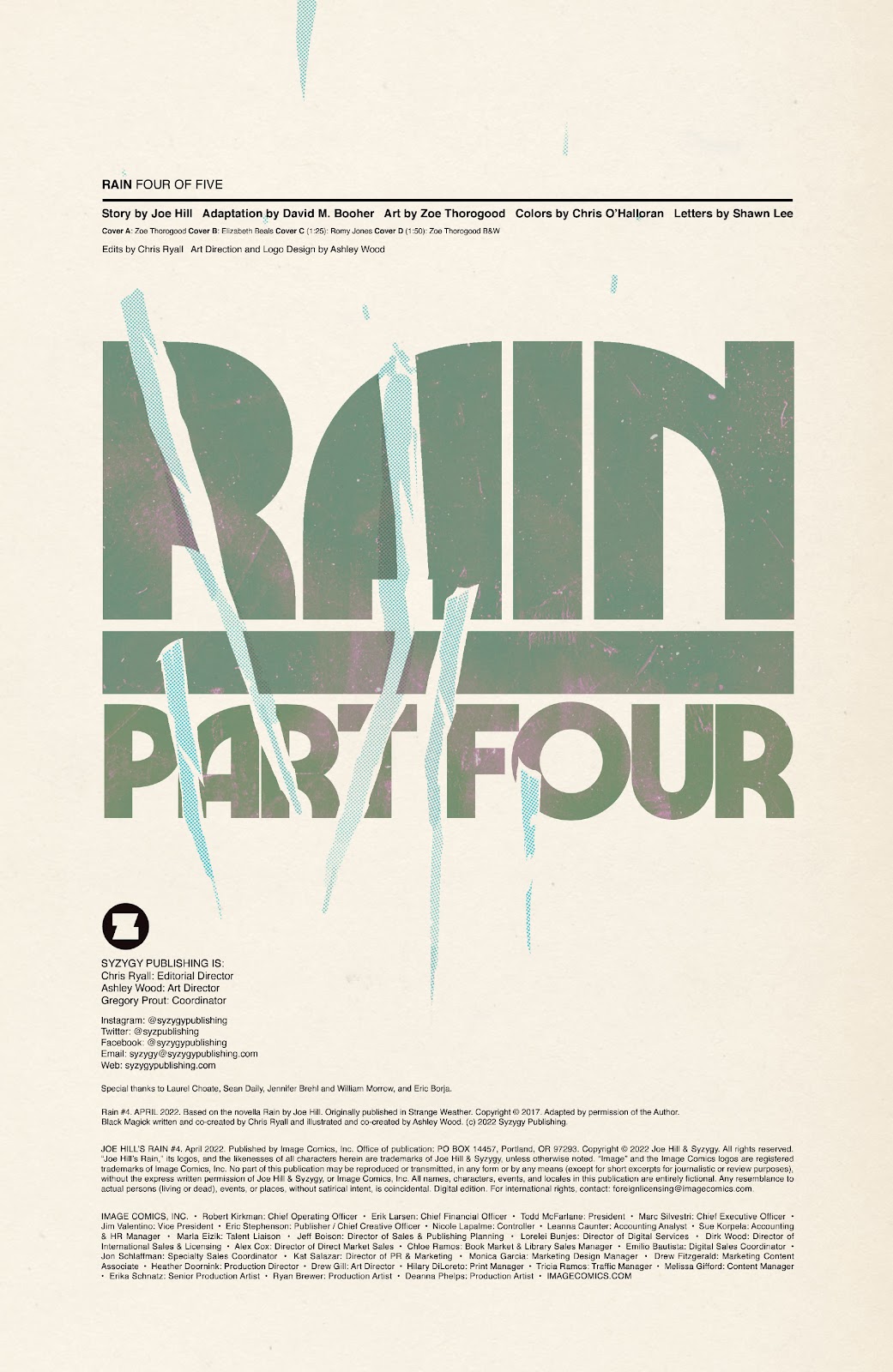 Joe Hill's Rain issue 4 - Page 2
