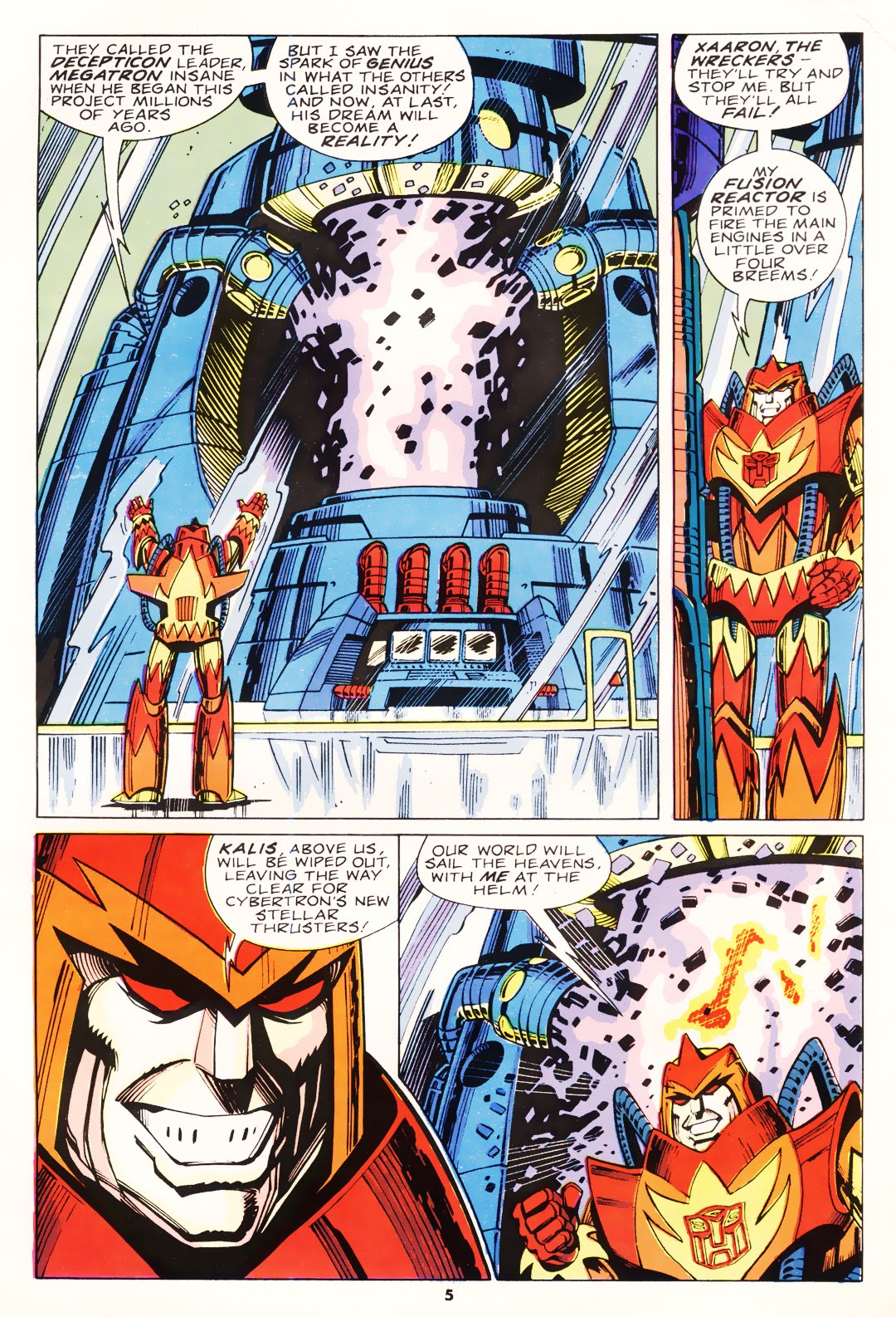 Read online The Transformers (UK) comic -  Issue #168 - 5
