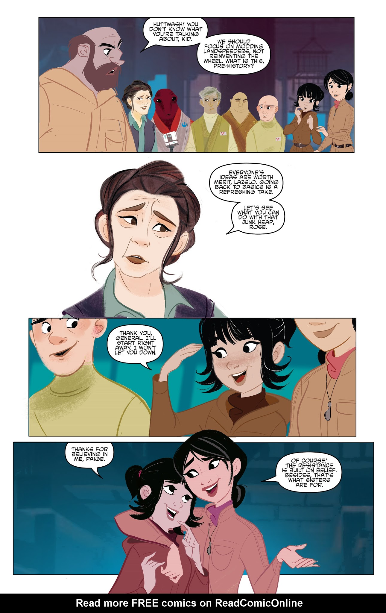 Read online Star Wars Forces of Destiny-Rose & Paige comic -  Issue # Full - 4