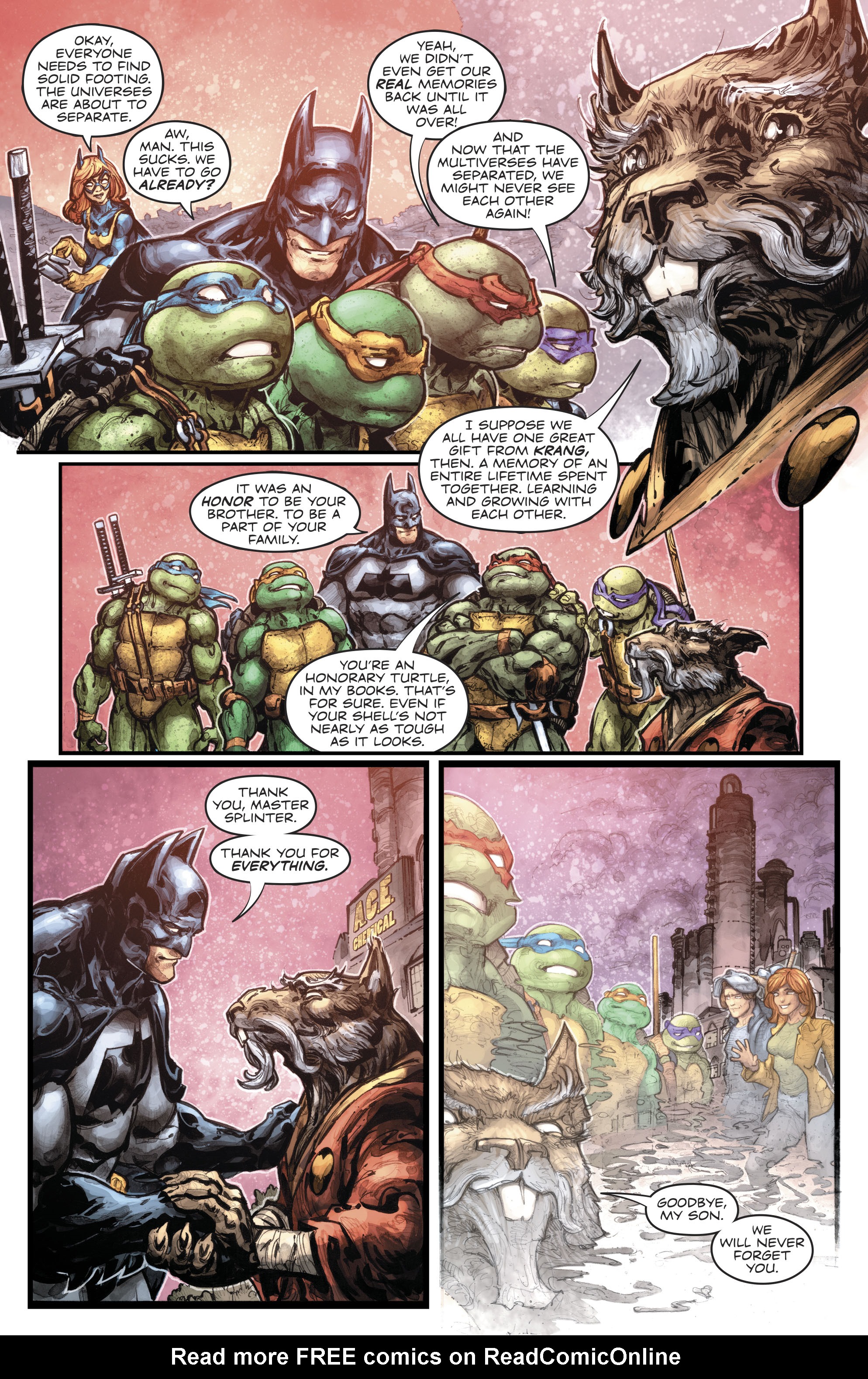 Read online Batman/Teenage Mutant Ninja Turtles III comic -  Issue #6 - 20