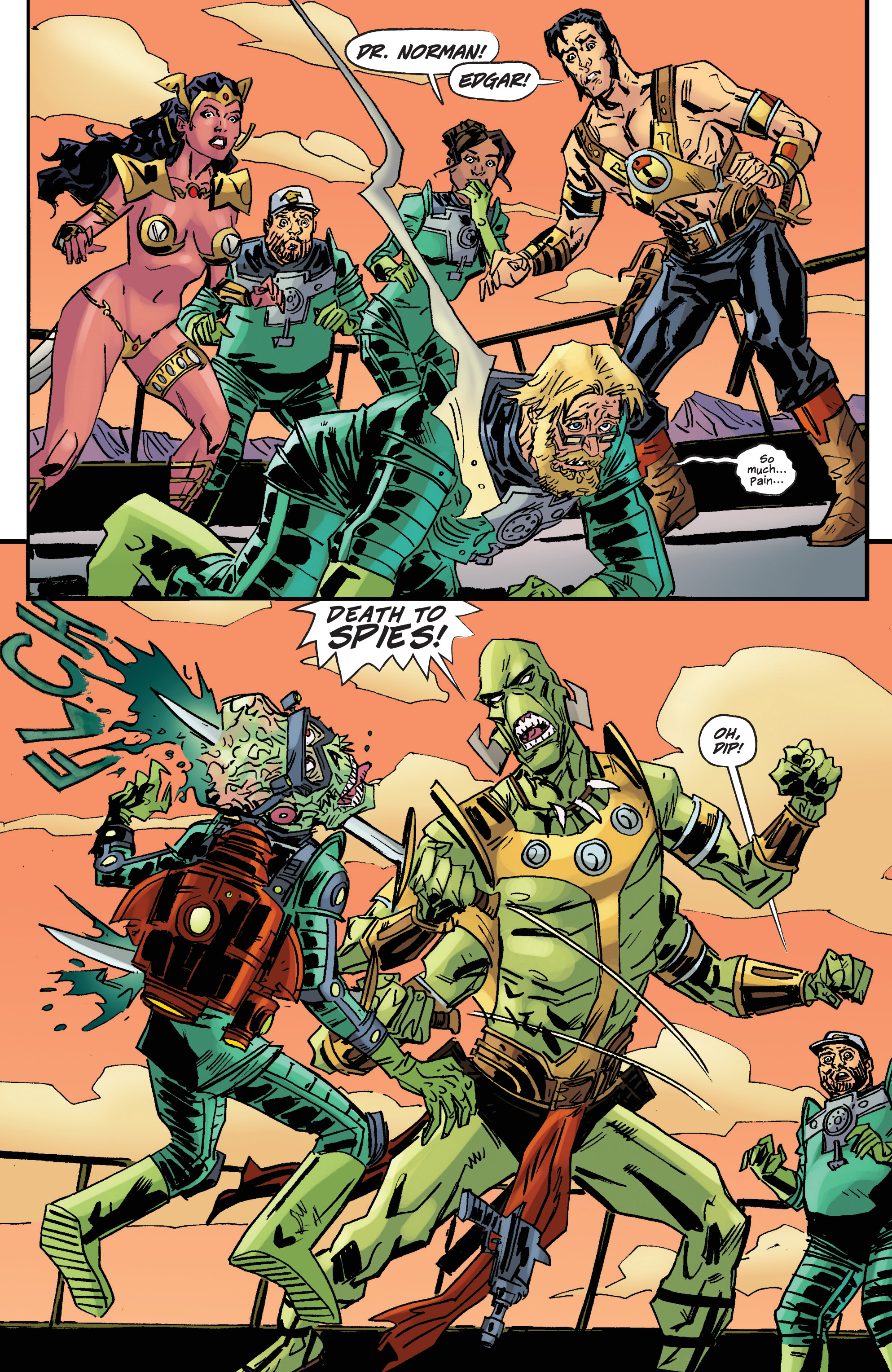 Read online Warlord of Mars Attacks comic -  Issue #5 - 6