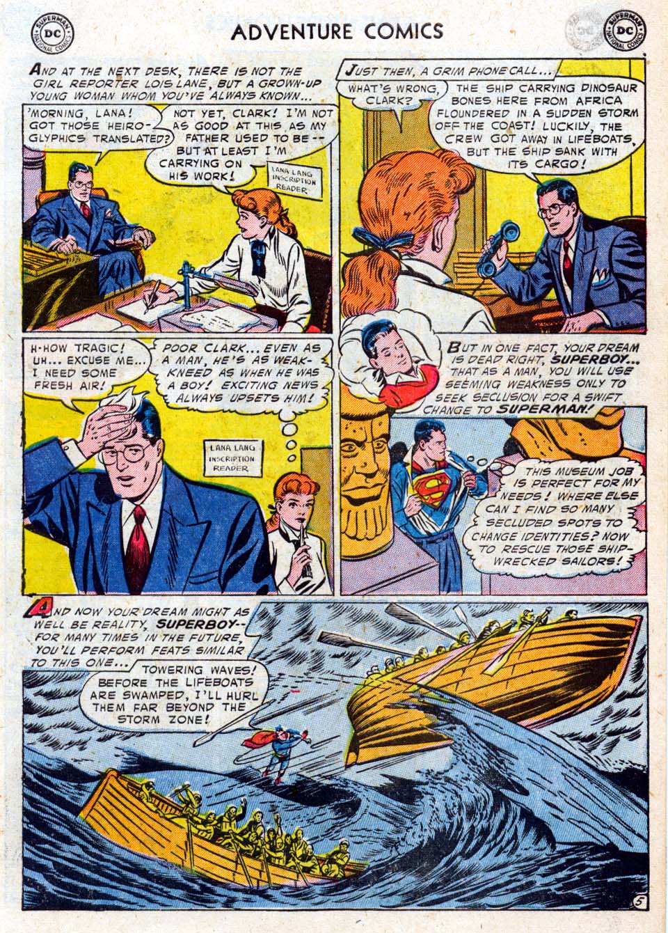 Read online Adventure Comics (1938) comic -  Issue #211 - 7