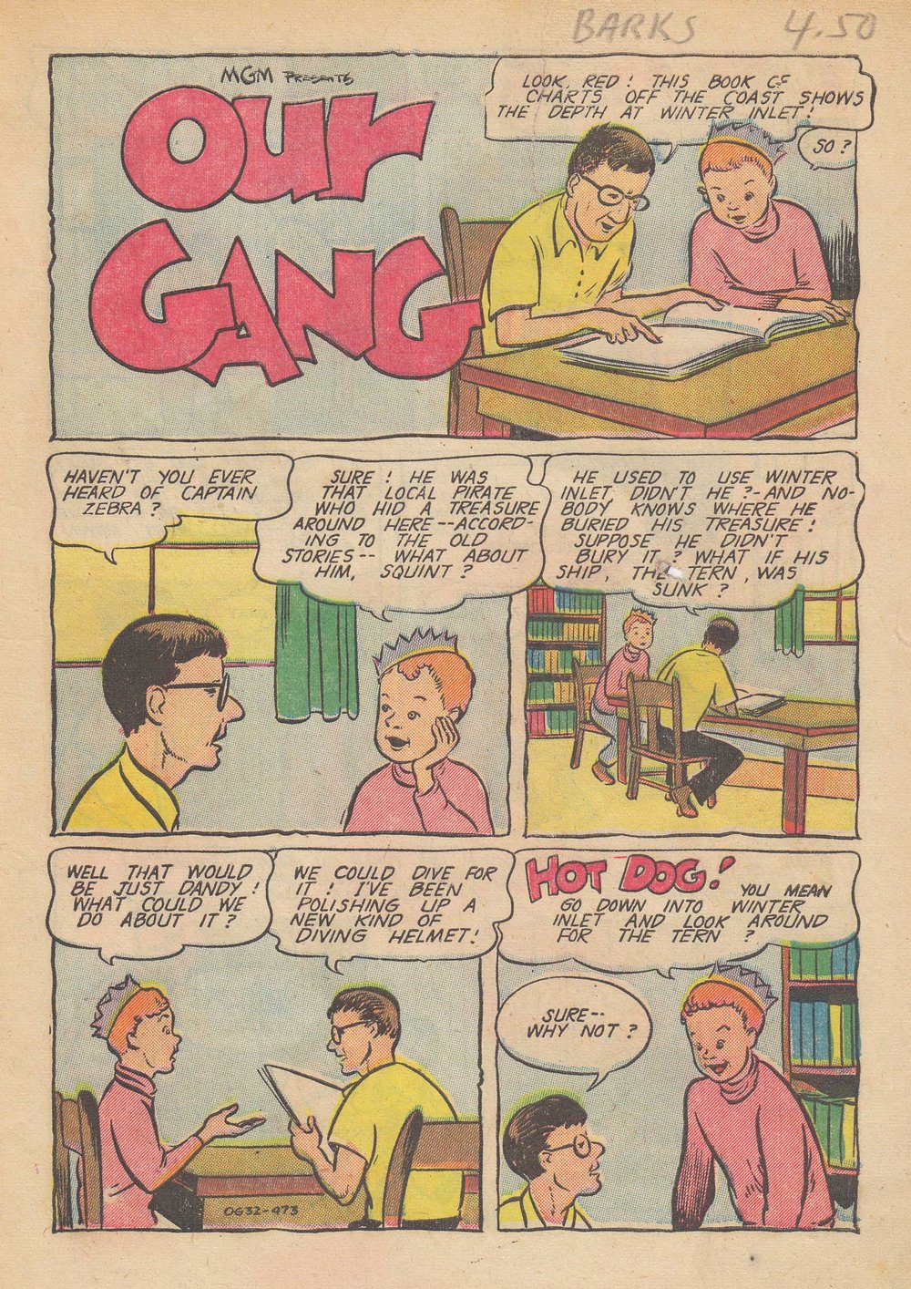 Read online Our Gang Comics comic -  Issue #32 - 3