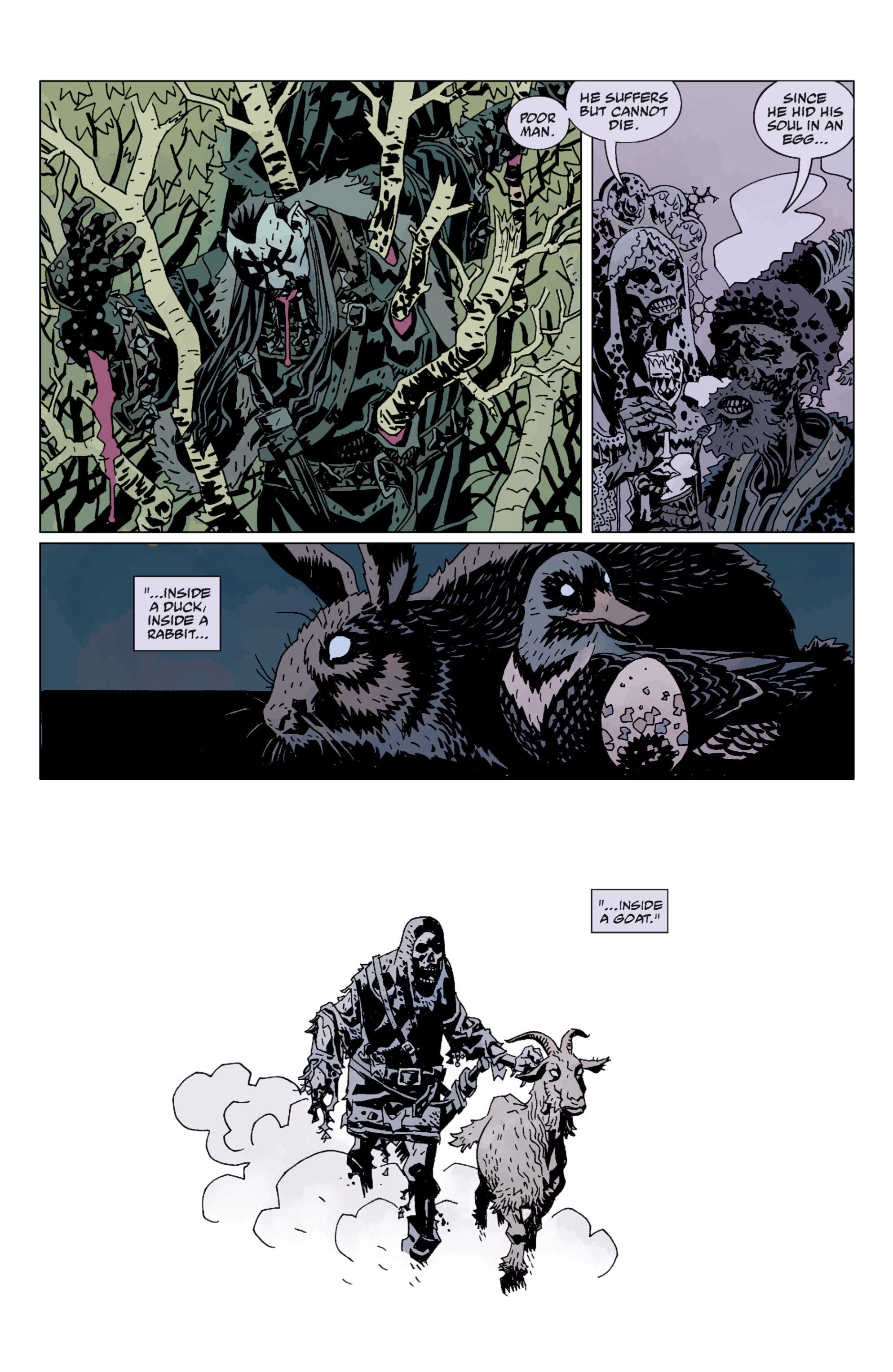 Read online Hellboy comic -  Issue #8 - 128
