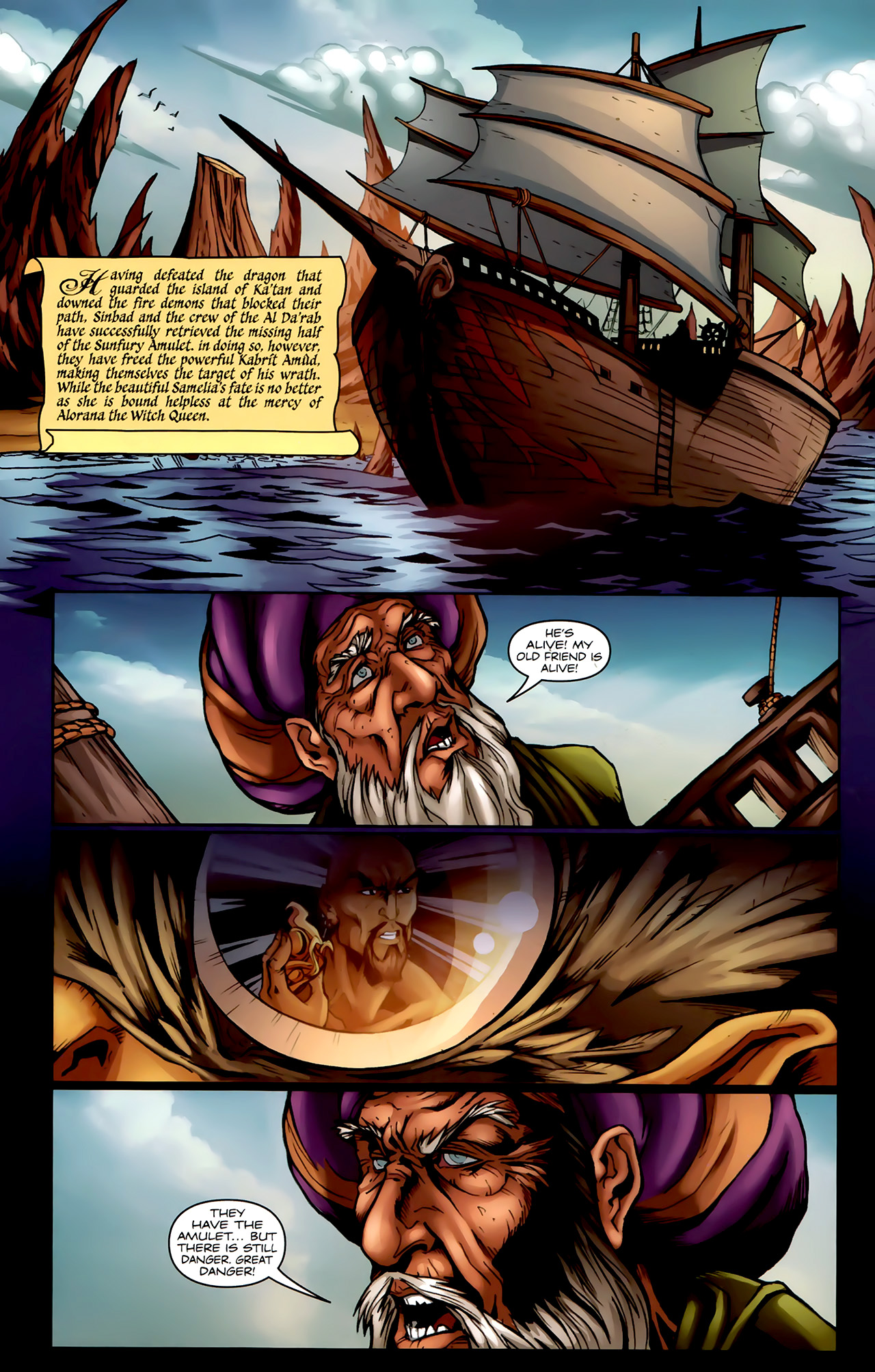 Read online 1001 Arabian Nights: The Adventures of Sinbad comic -  Issue #5 - 4