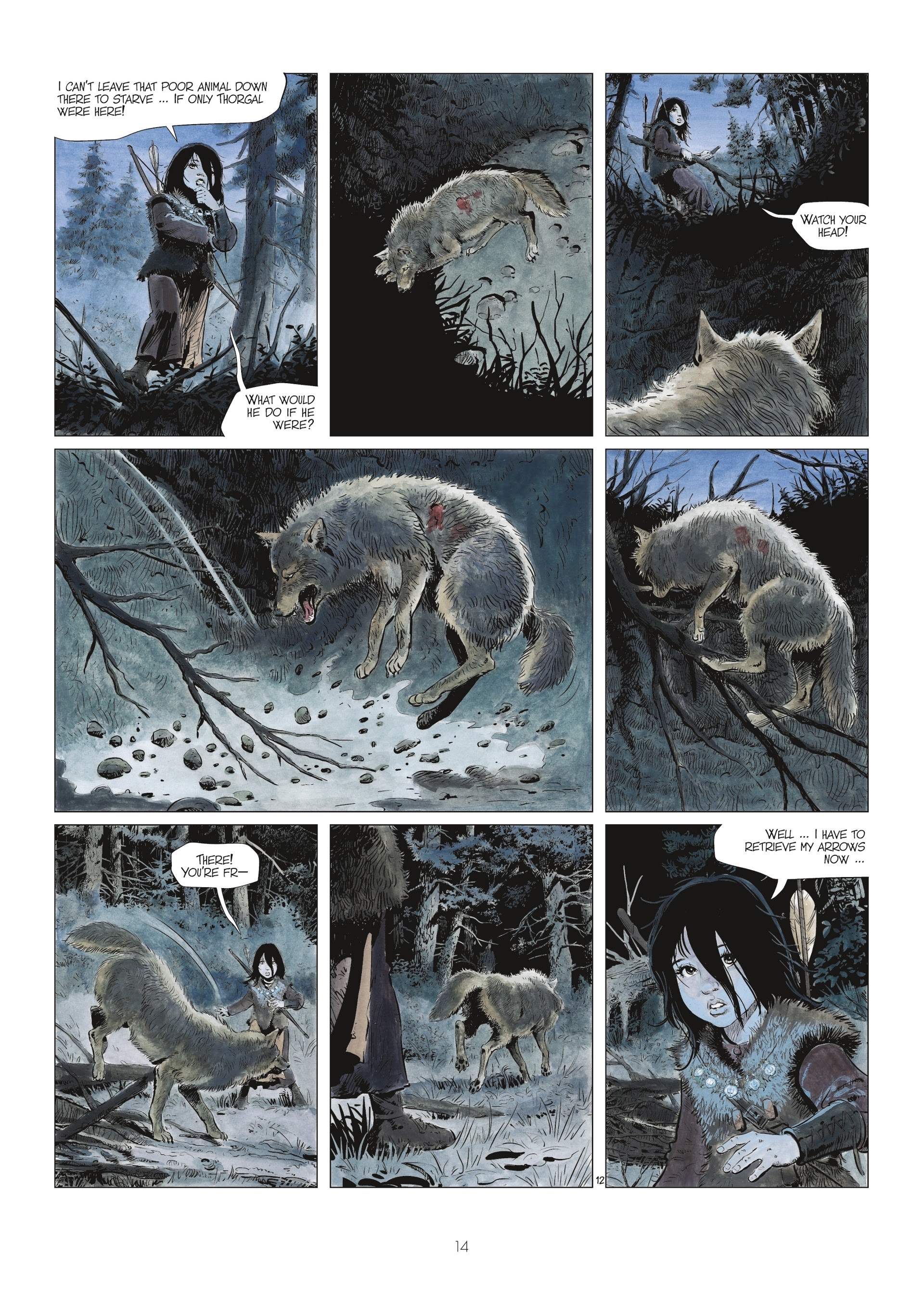 Read online The World of Thorgal: Wolfcub comic -  Issue #1 - 16
