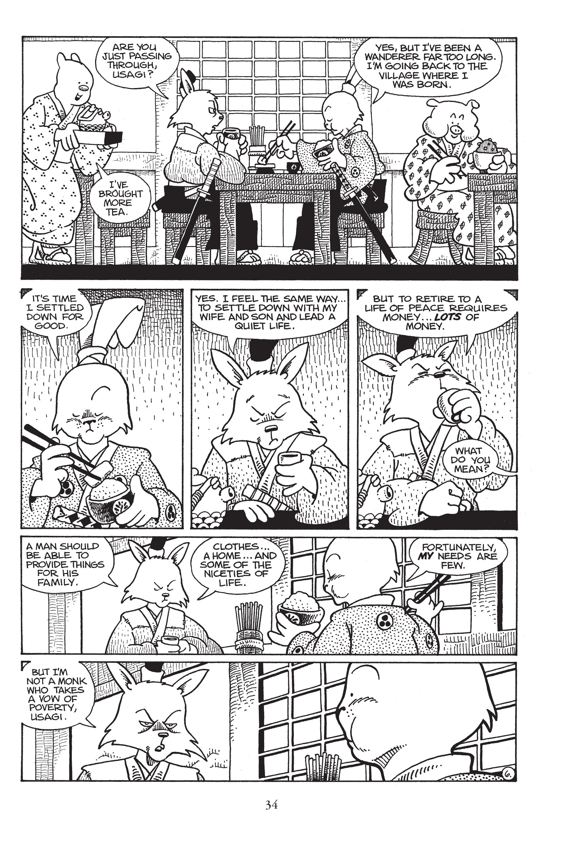 Read online Usagi Yojimbo (1987) comic -  Issue # _TPB 6 - 36