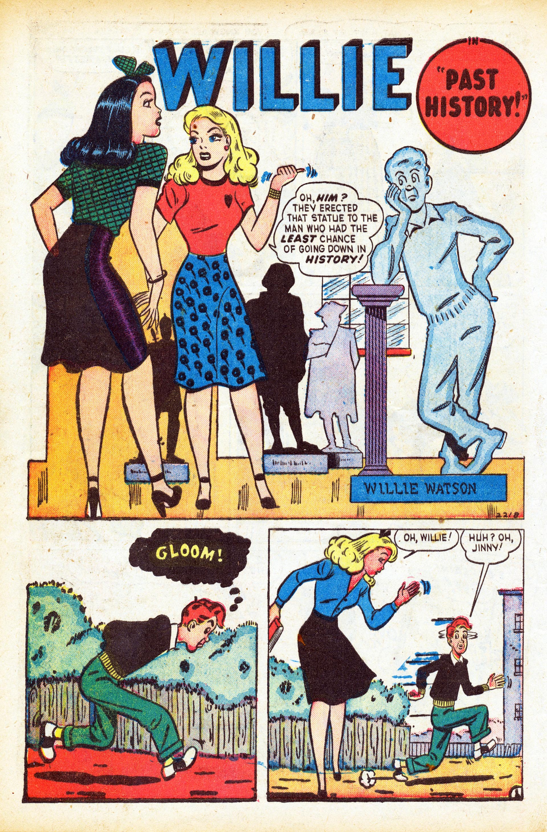 Read online Willie Comics (1946) comic -  Issue #16 - 42