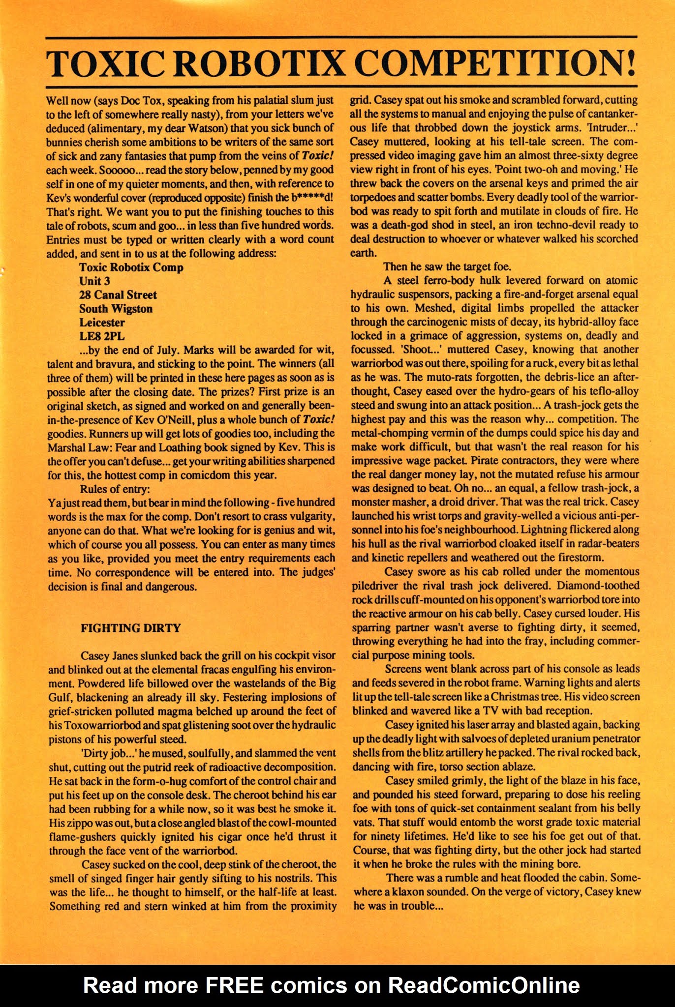 Read online Toxic! comic -  Issue #11 - 19