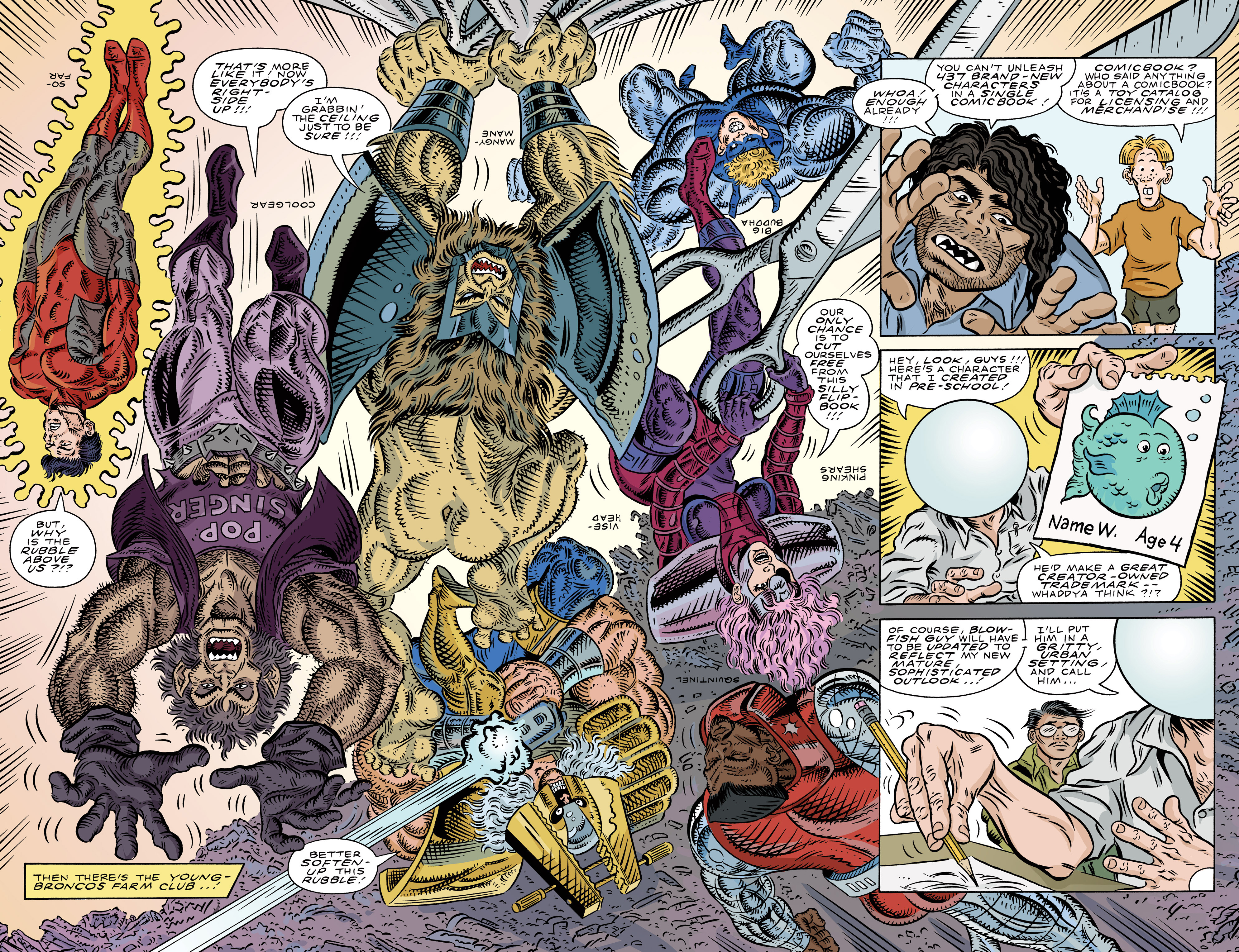 Read online Splitting Image 80-Page Giant comic -  Issue # Full - 17