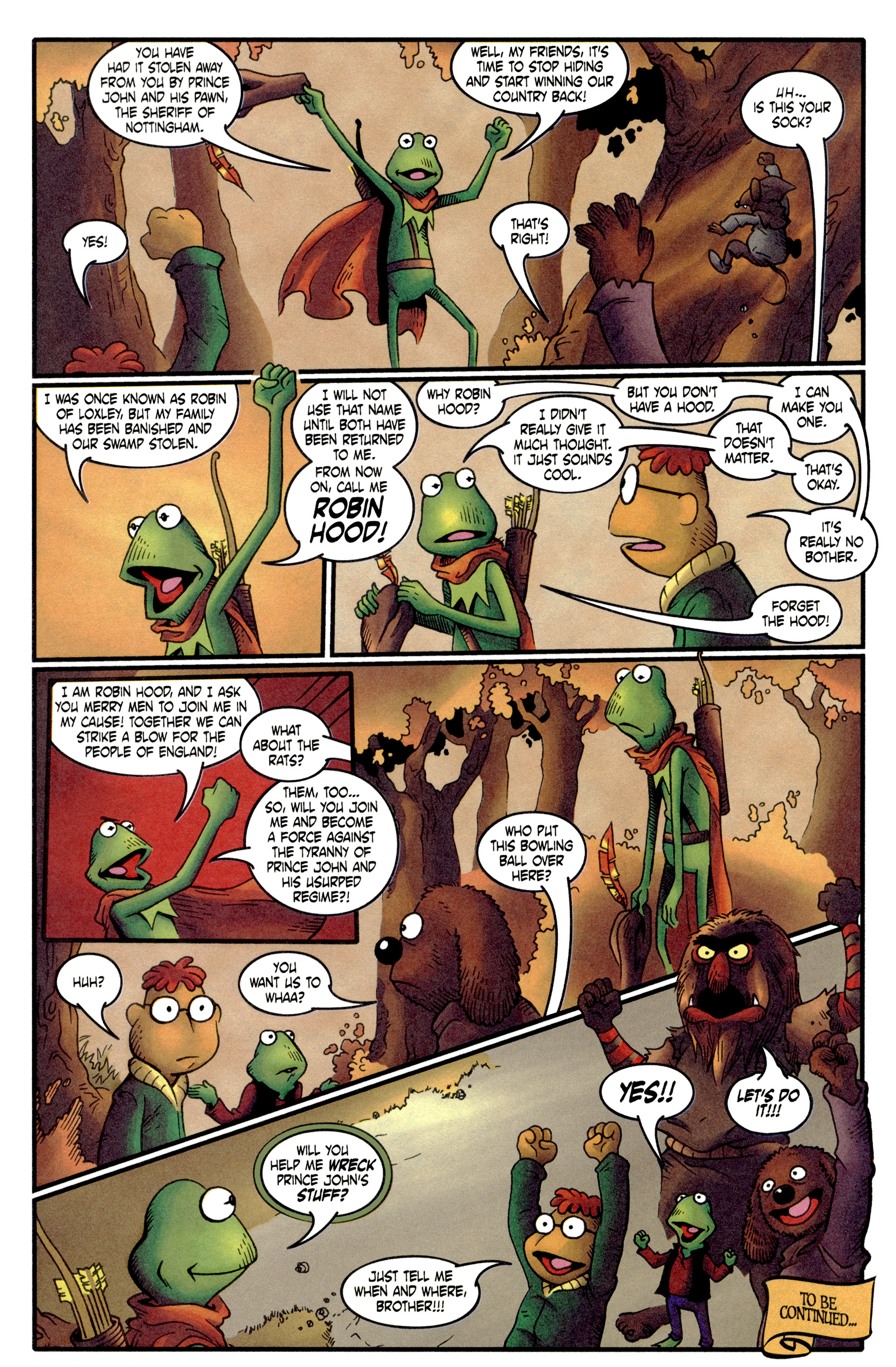 Read online Muppet Robin Hood comic -  Issue #1 - 24