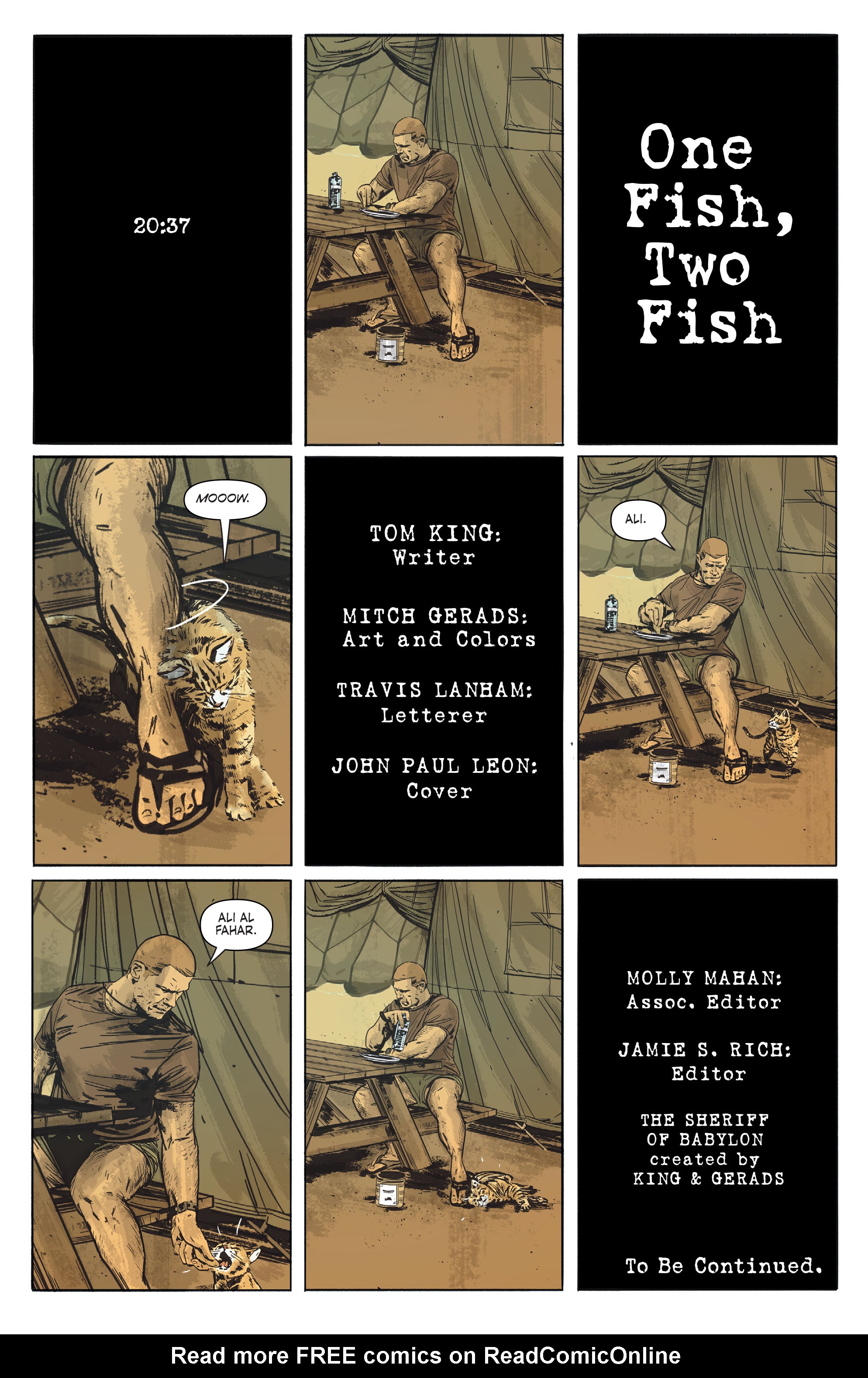 Read online The Sheriff of Babylon comic -  Issue #7 - 21