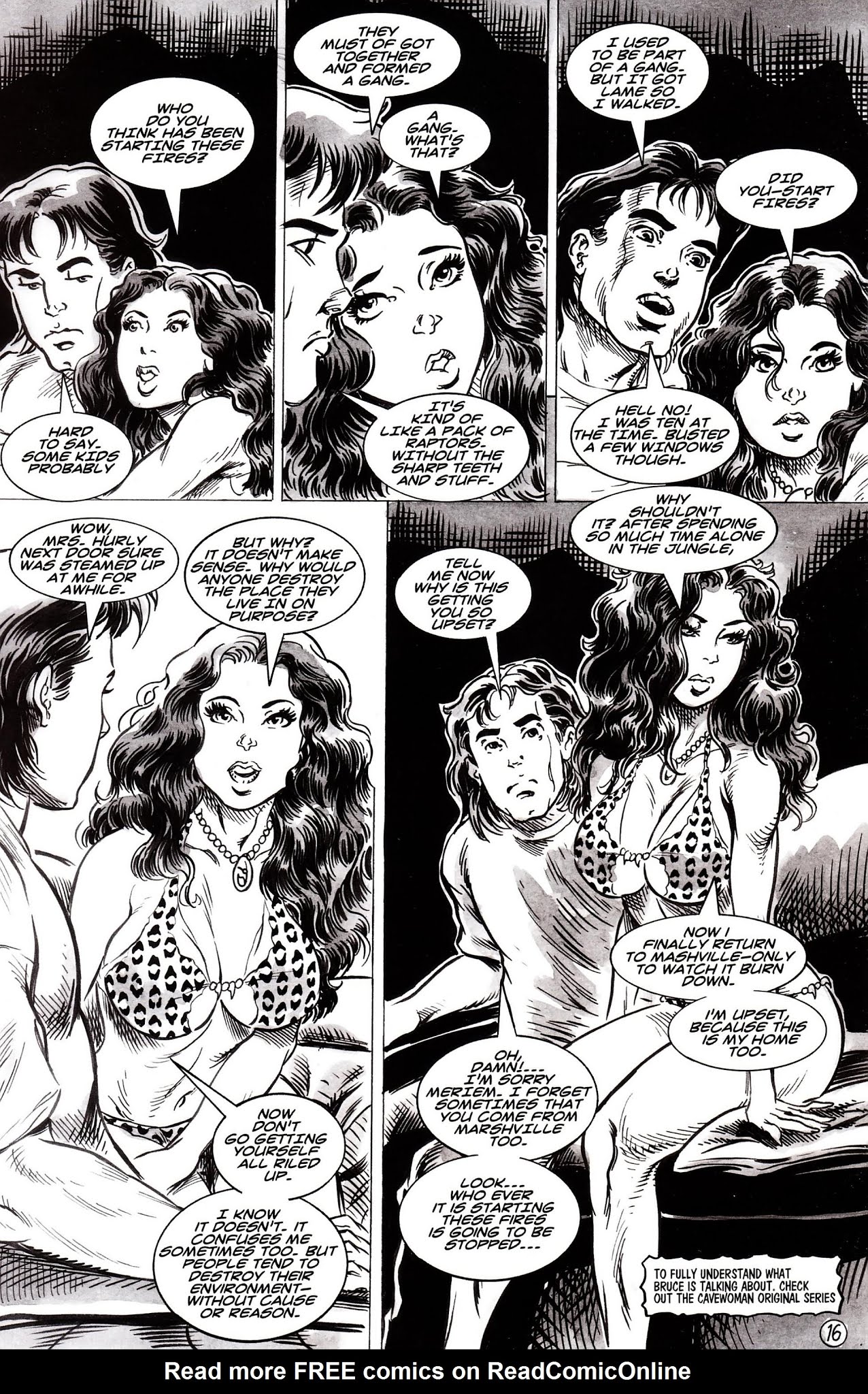 Read online Cavewoman: Gangster comic -  Issue #1 - 18