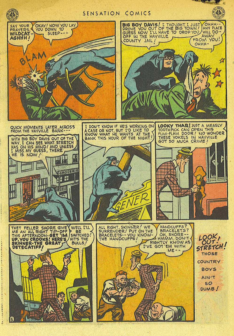 Read online Sensation (Mystery) Comics comic -  Issue #42 - 46