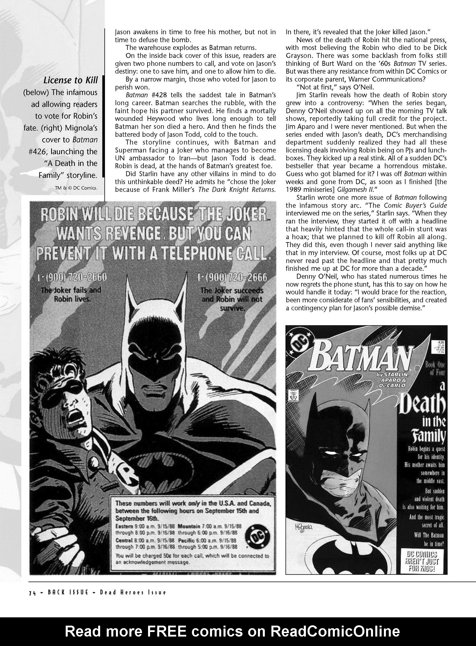 Read online Back Issue comic -  Issue #48 - 74