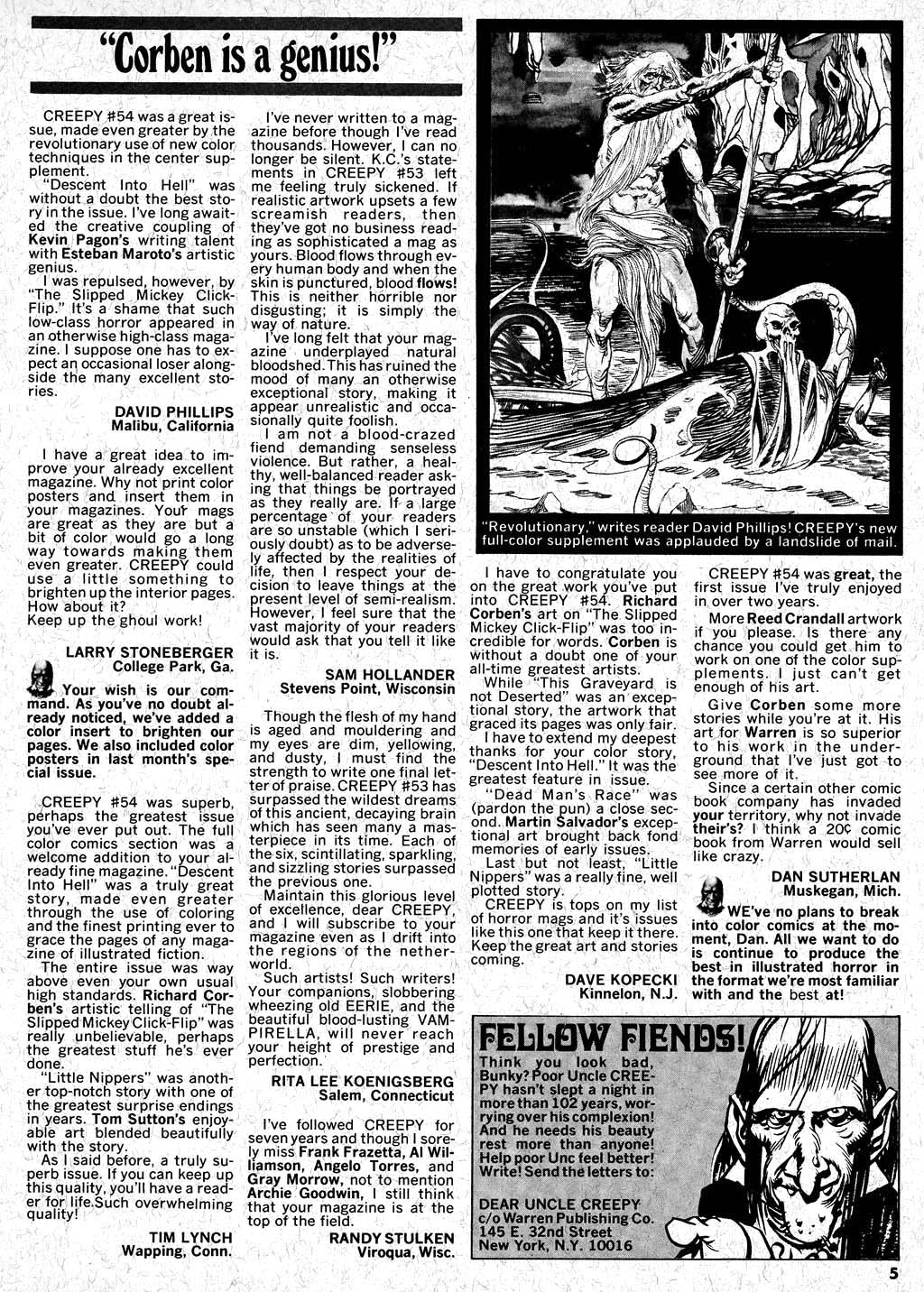 Read online Creepy (1964) comic -  Issue #56 - 5