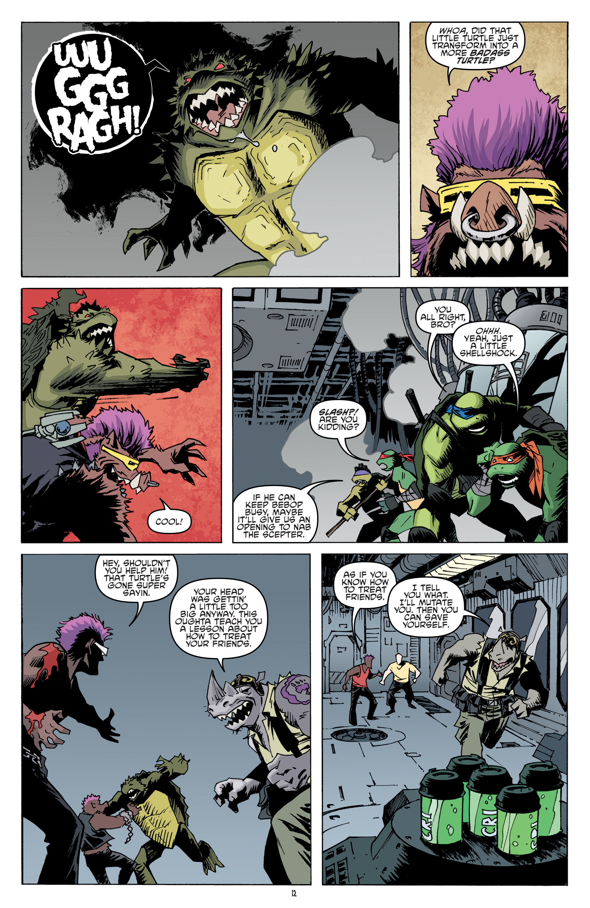 Read online Teenage Mutant Ninja Turtles Bebop & Rocksteady Destroy Everything comic -  Issue #3 - 14