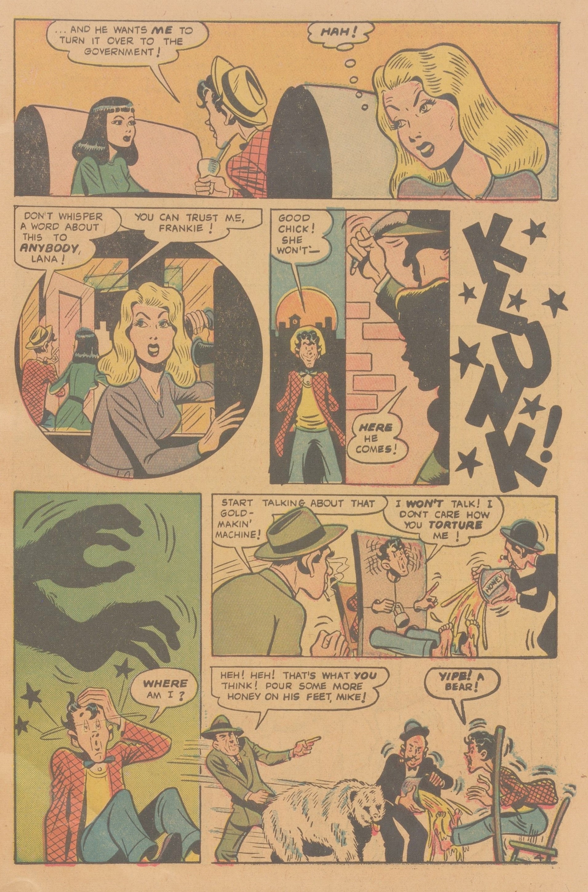 Read online Frankie Comics comic -  Issue #6 - 7