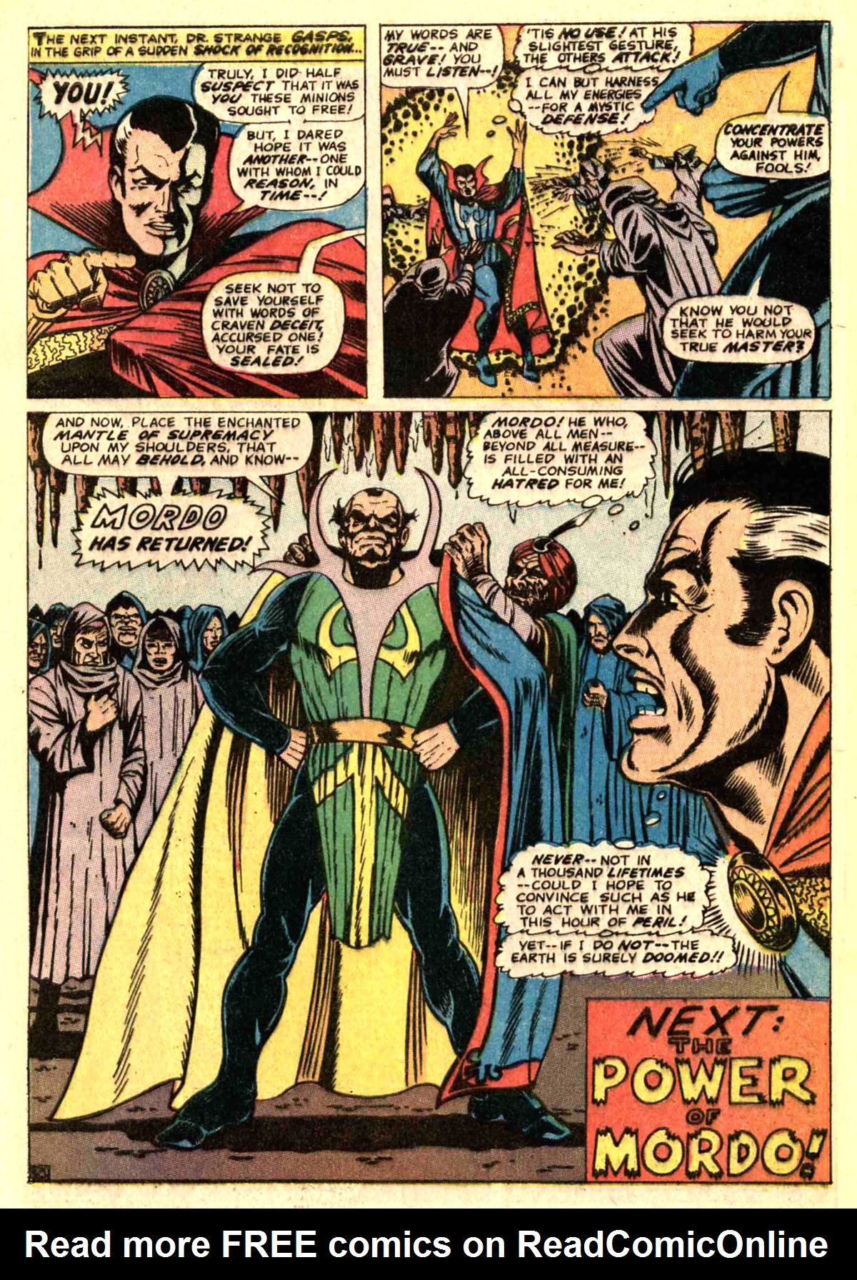 Read online Marvel Masterworks: Doctor Strange comic -  Issue # TPB 2 - 184