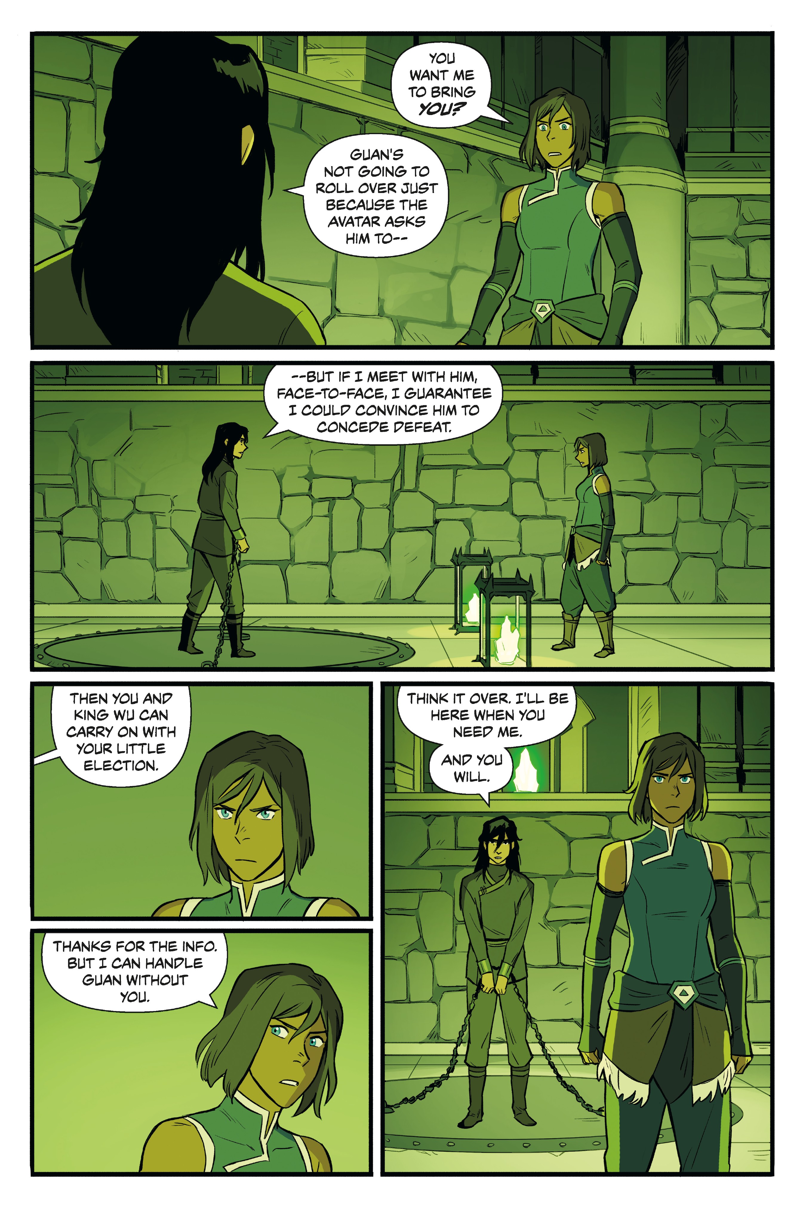 Read online Nickelodeon The Legend of Korra: Ruins of the Empire comic -  Issue # TPB 1 - 37