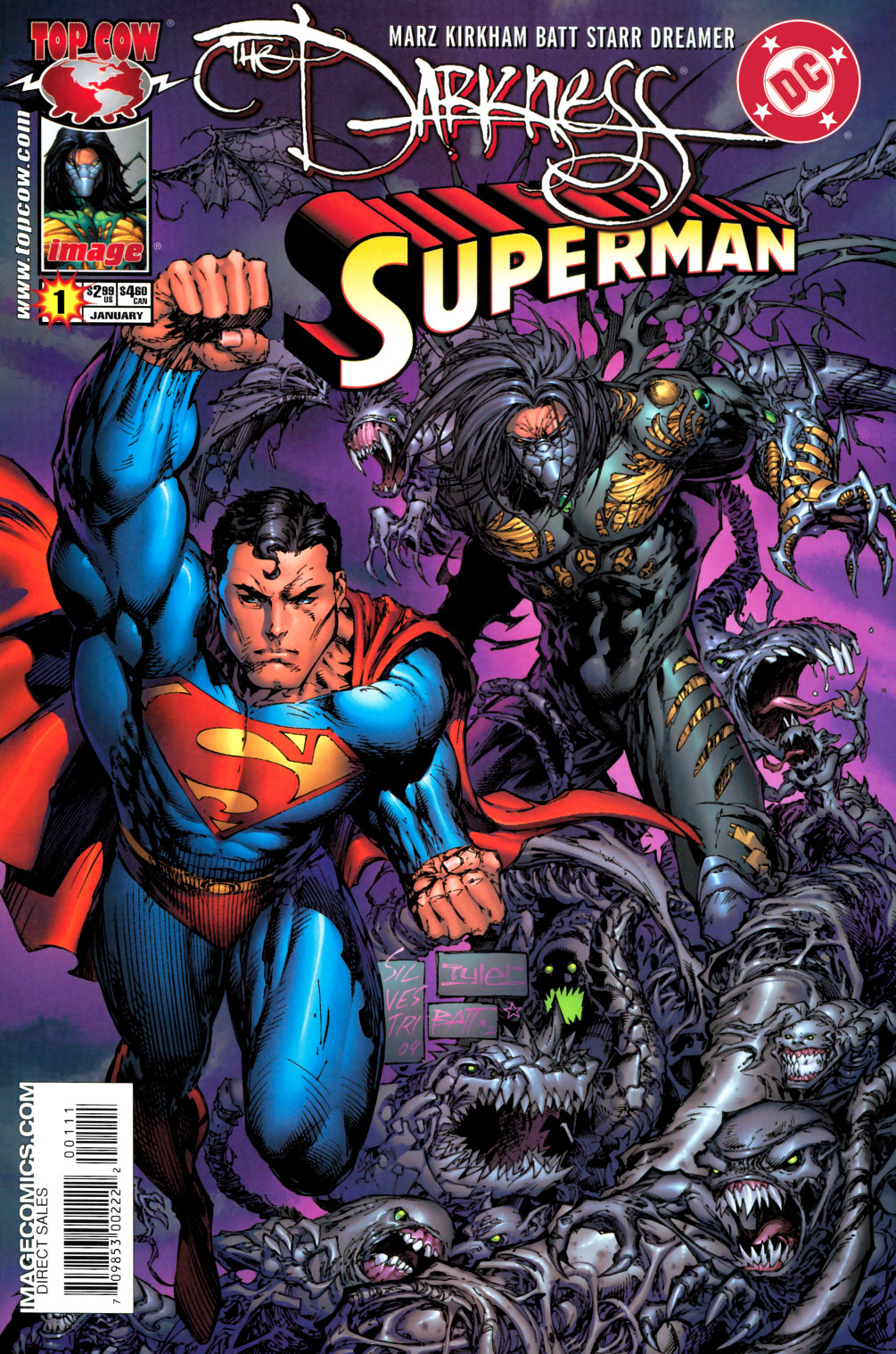 Read online The Darkness/Superman comic -  Issue #1 - 1