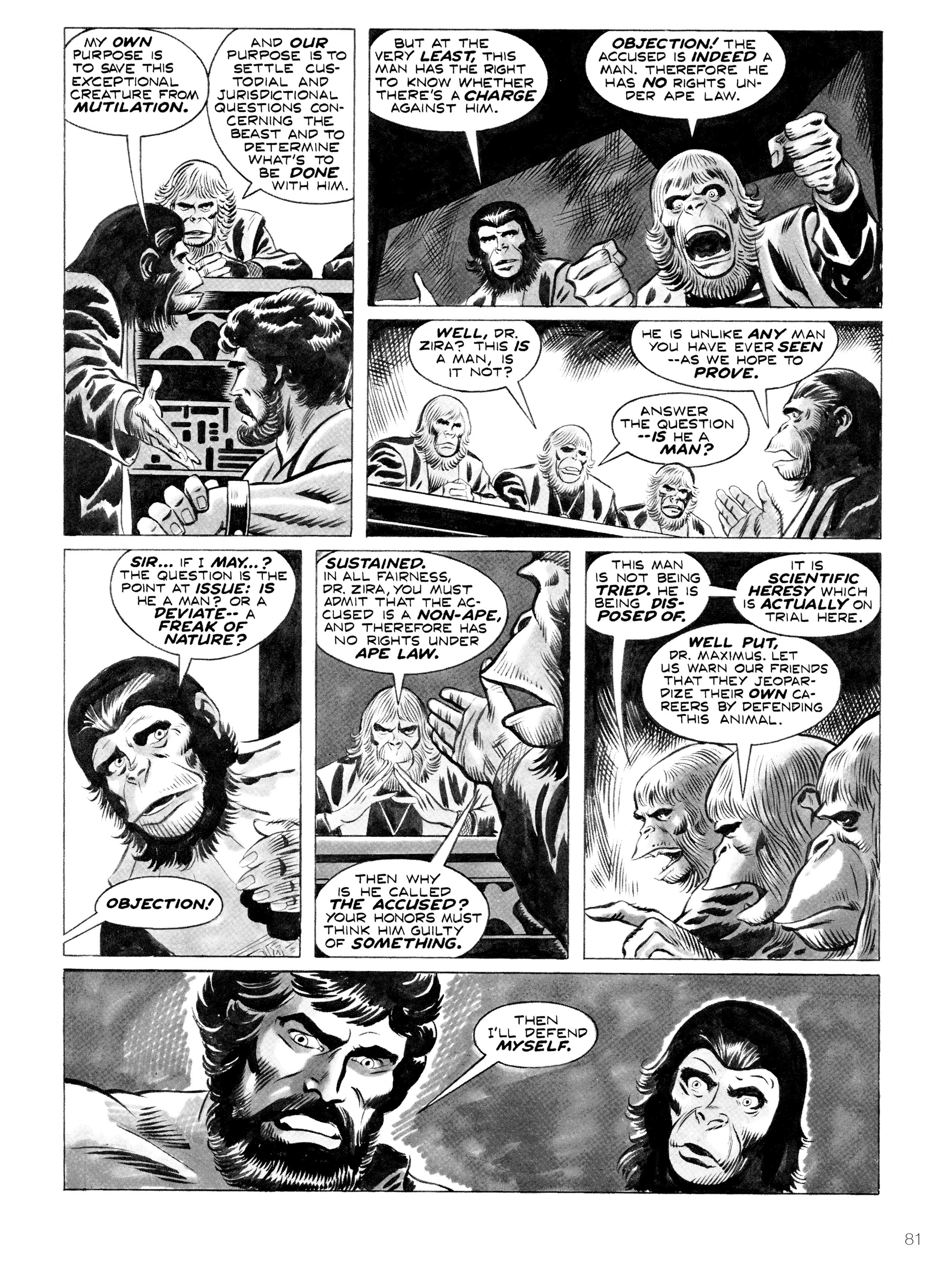 Read online Planet of the Apes: Archive comic -  Issue # TPB 2 (Part 1) - 78