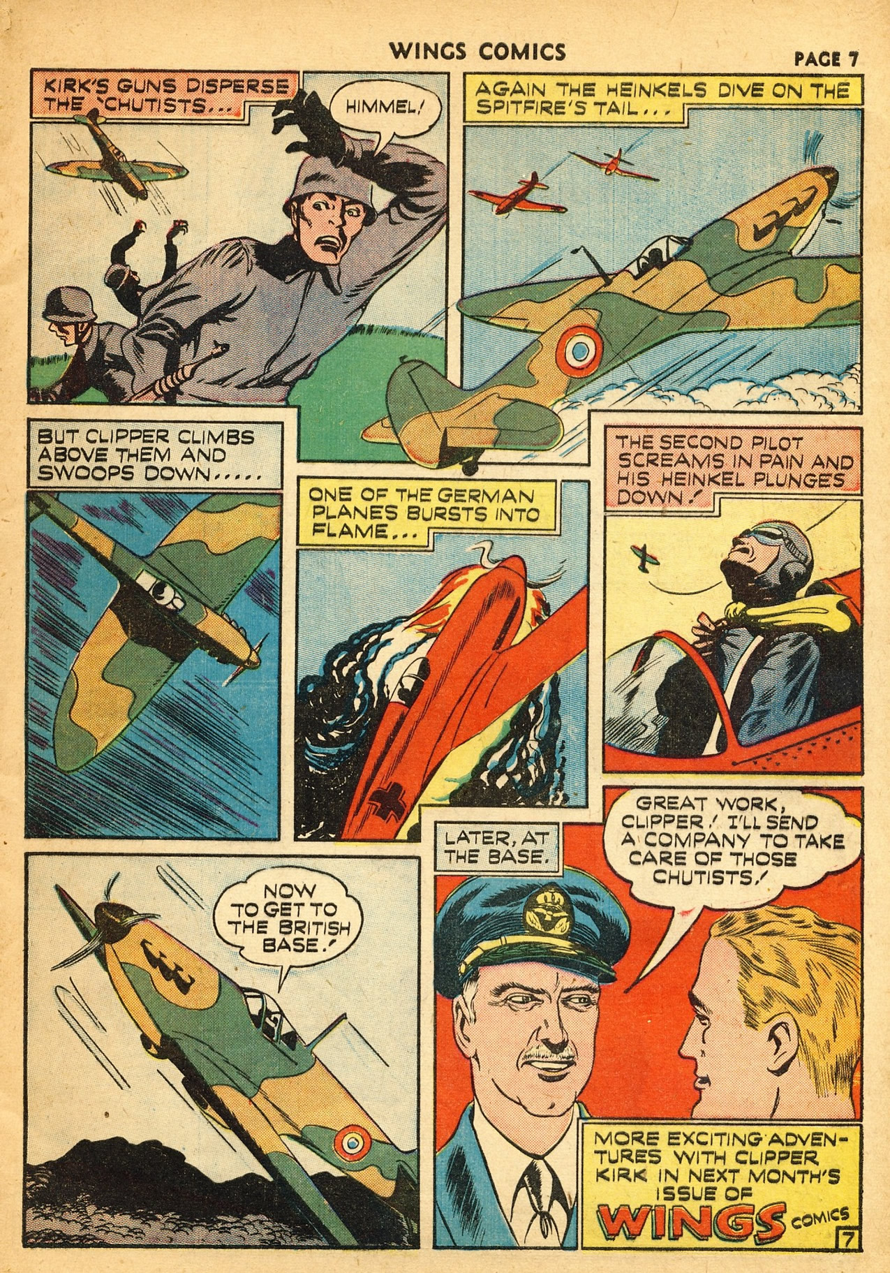 Read online Wings Comics comic -  Issue #14 - 10