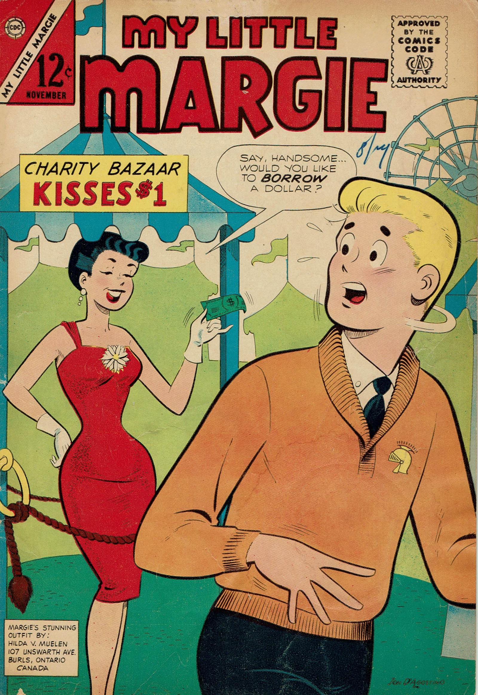 Read online My Little Margie (1954) comic -  Issue #50 - 1