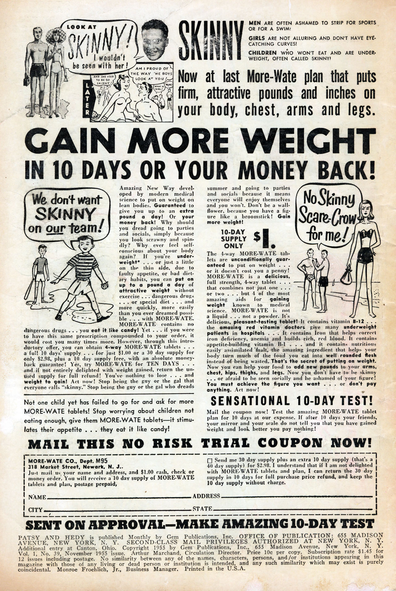 Read online Patsy and Hedy comic -  Issue #39 - 2