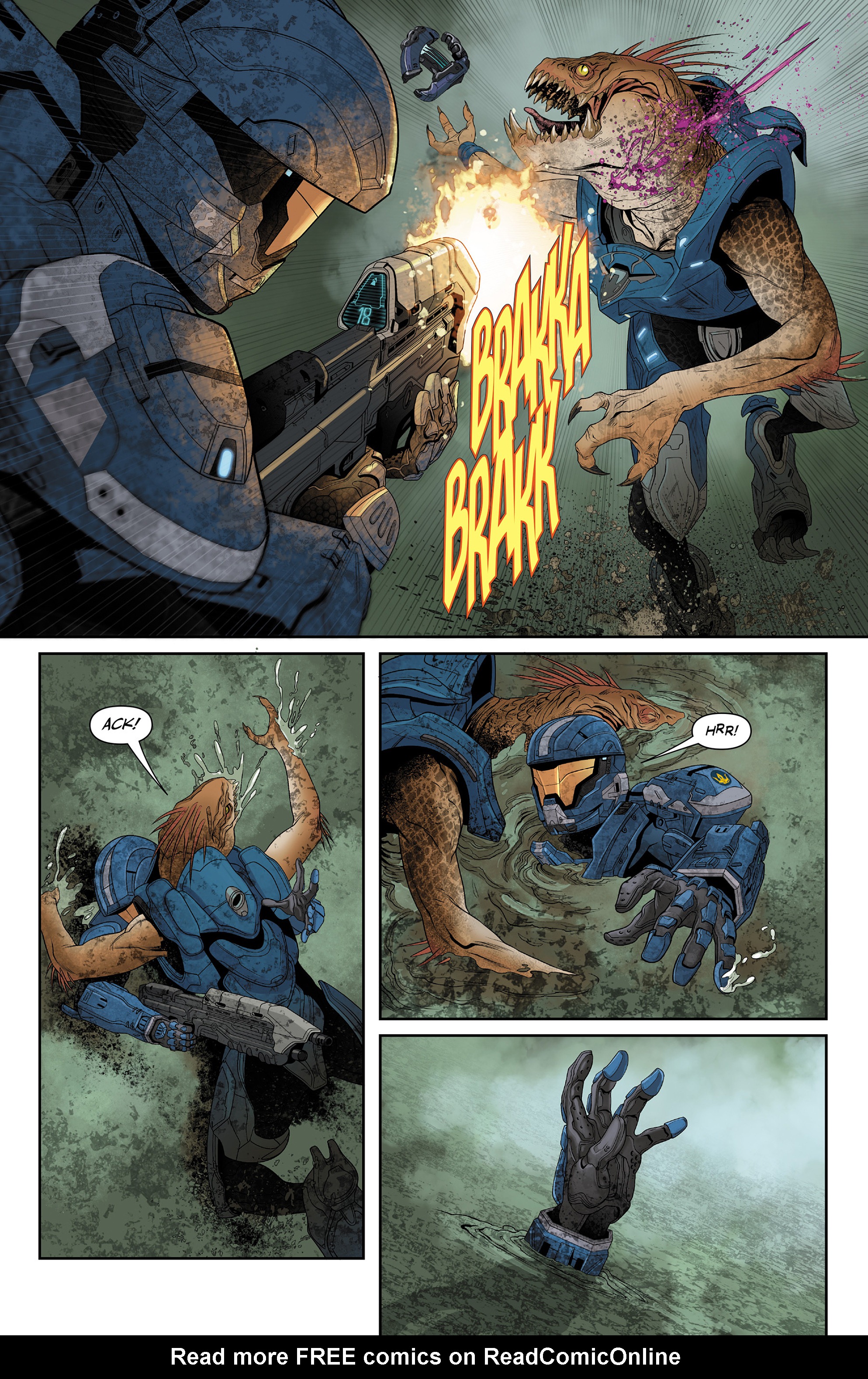Read online Halo: Escalation comic -  Issue #23 - 13