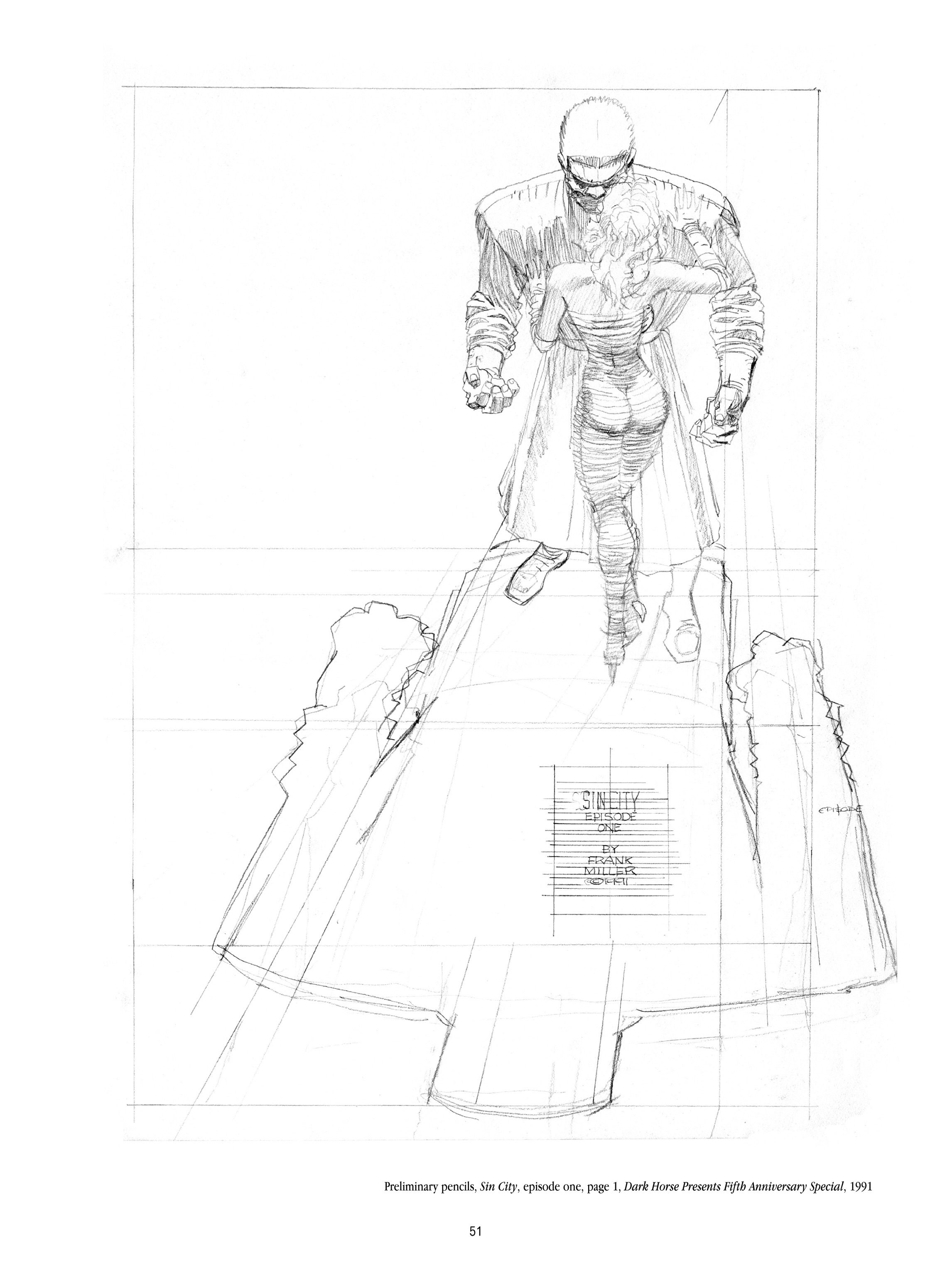 Read online Frank Miller: The Art of Sin City comic -  Issue # TPB - 57