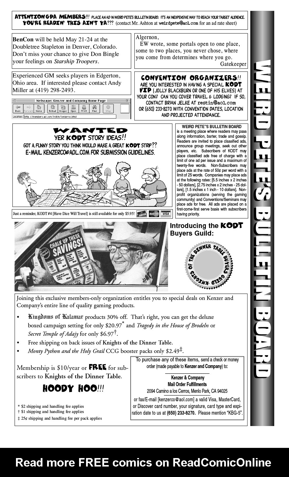 Read online Knights of the Dinner Table comic -  Issue #19 - 33