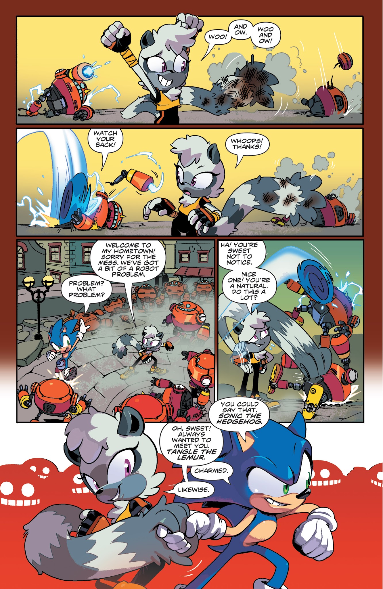 Read online Sonic the Hedgehog (2018) comic -  Issue #4 - 6