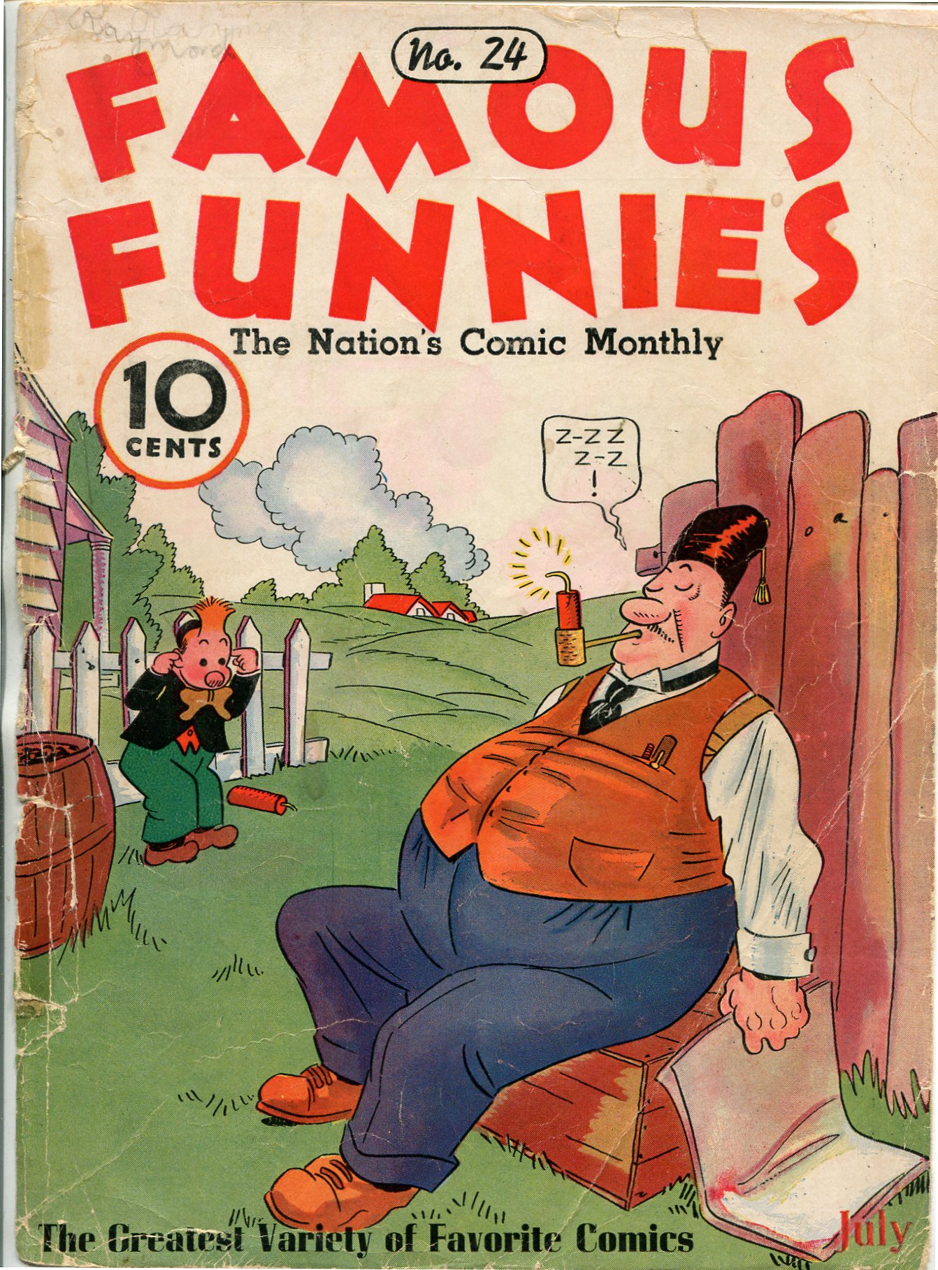 Read online Famous Funnies comic -  Issue #24 - 1