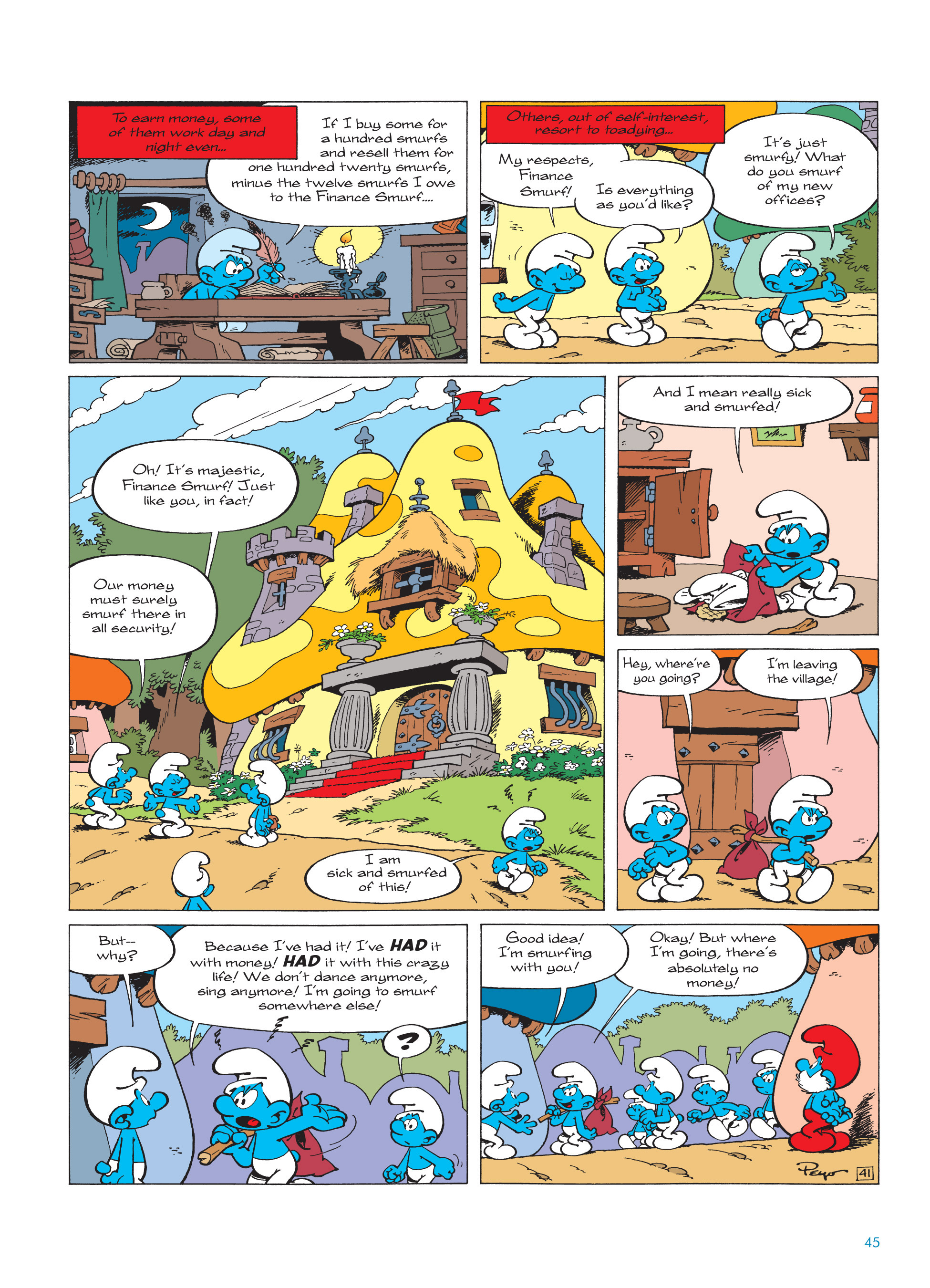 Read online The Smurfs comic -  Issue #18 - 45