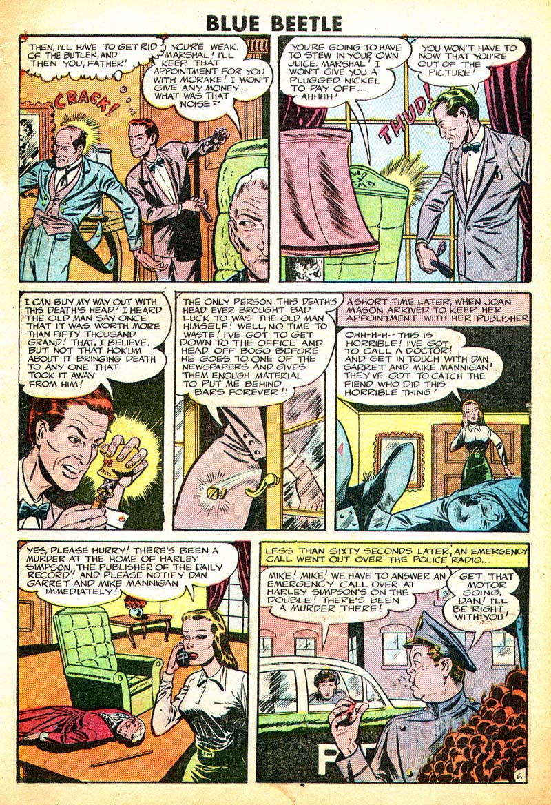 Read online The Blue Beetle comic -  Issue #58 - 8