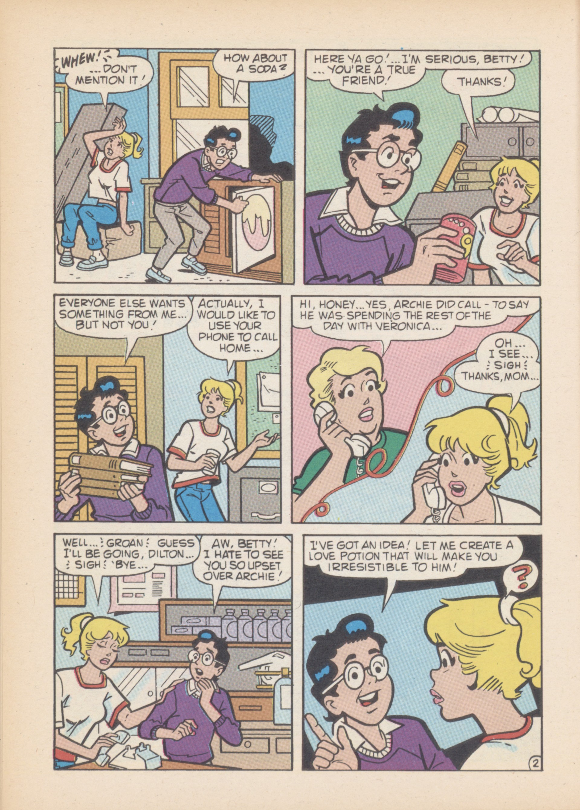Read online Betty and Veronica Digest Magazine comic -  Issue #96 - 63