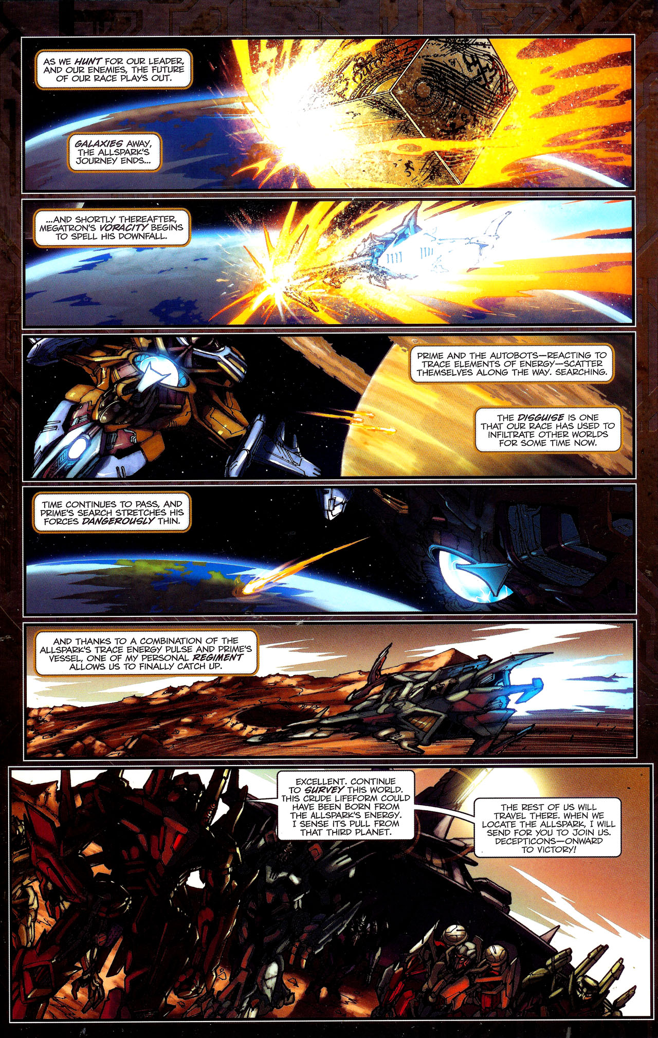 Read online Transformers: The Reign of Starscream comic -  Issue #1 - 12